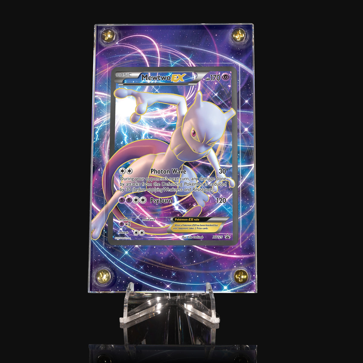 Mewtwo EX XY125 Extended Art Display