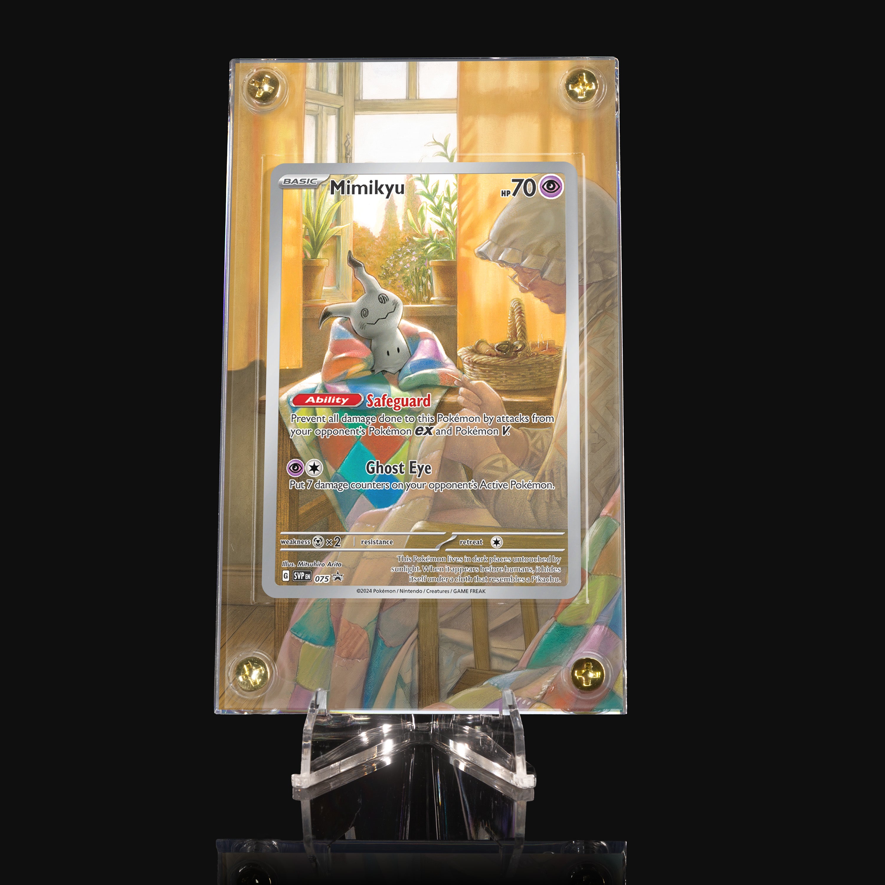 Mimikyu Promo 075 Extended Art Display