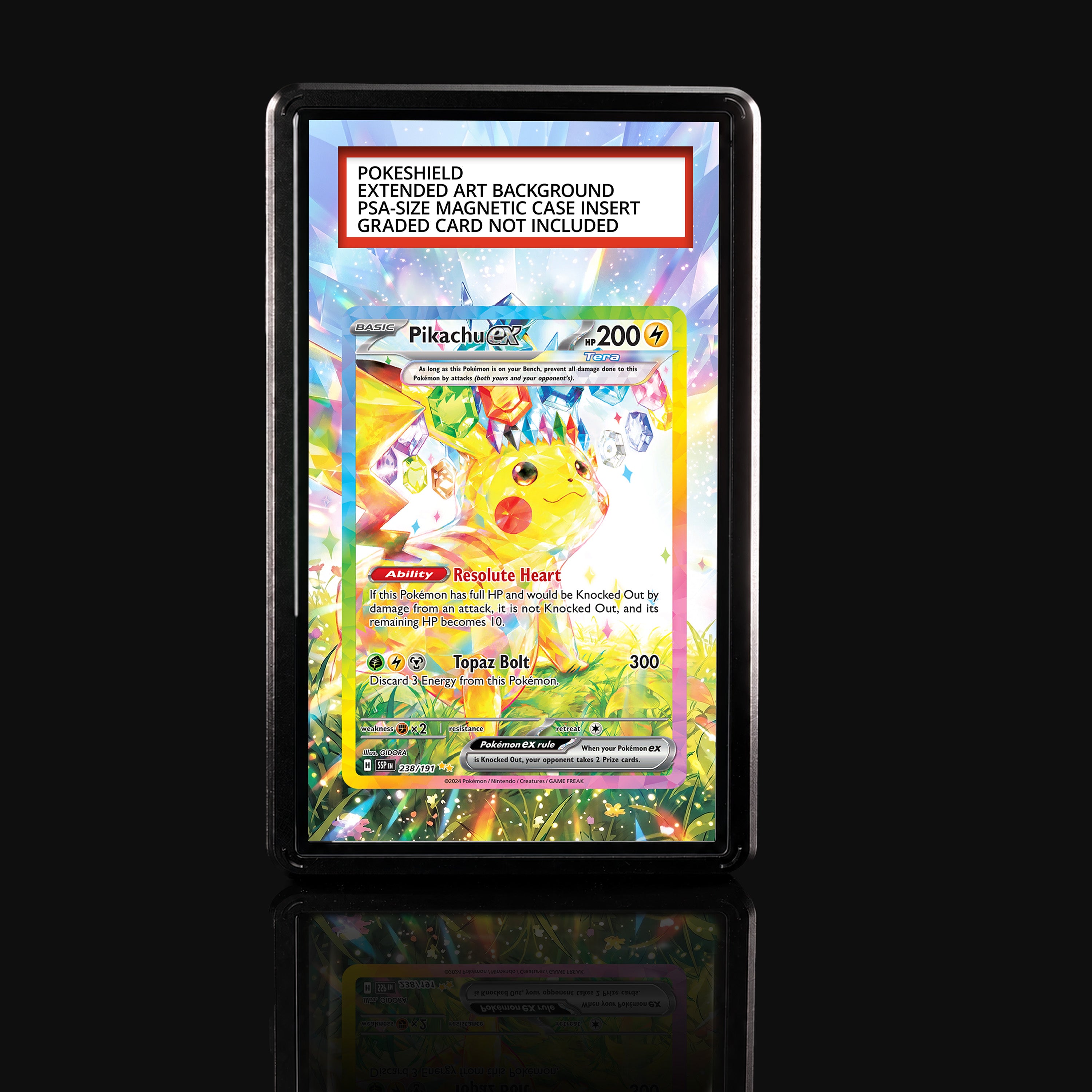 Pikachu ex 238 Extended Art Display