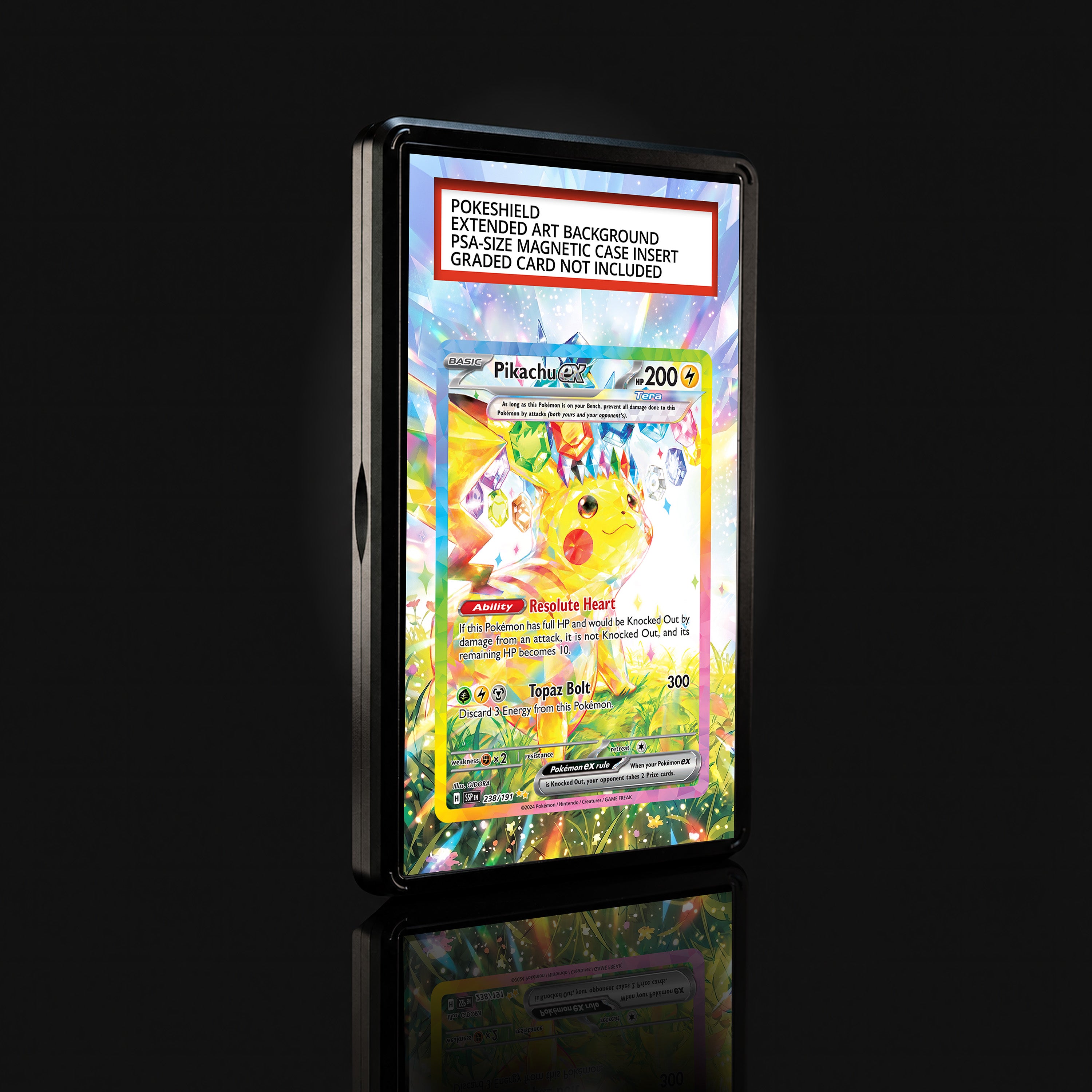 Pikachu ex 238 Extended Art Display