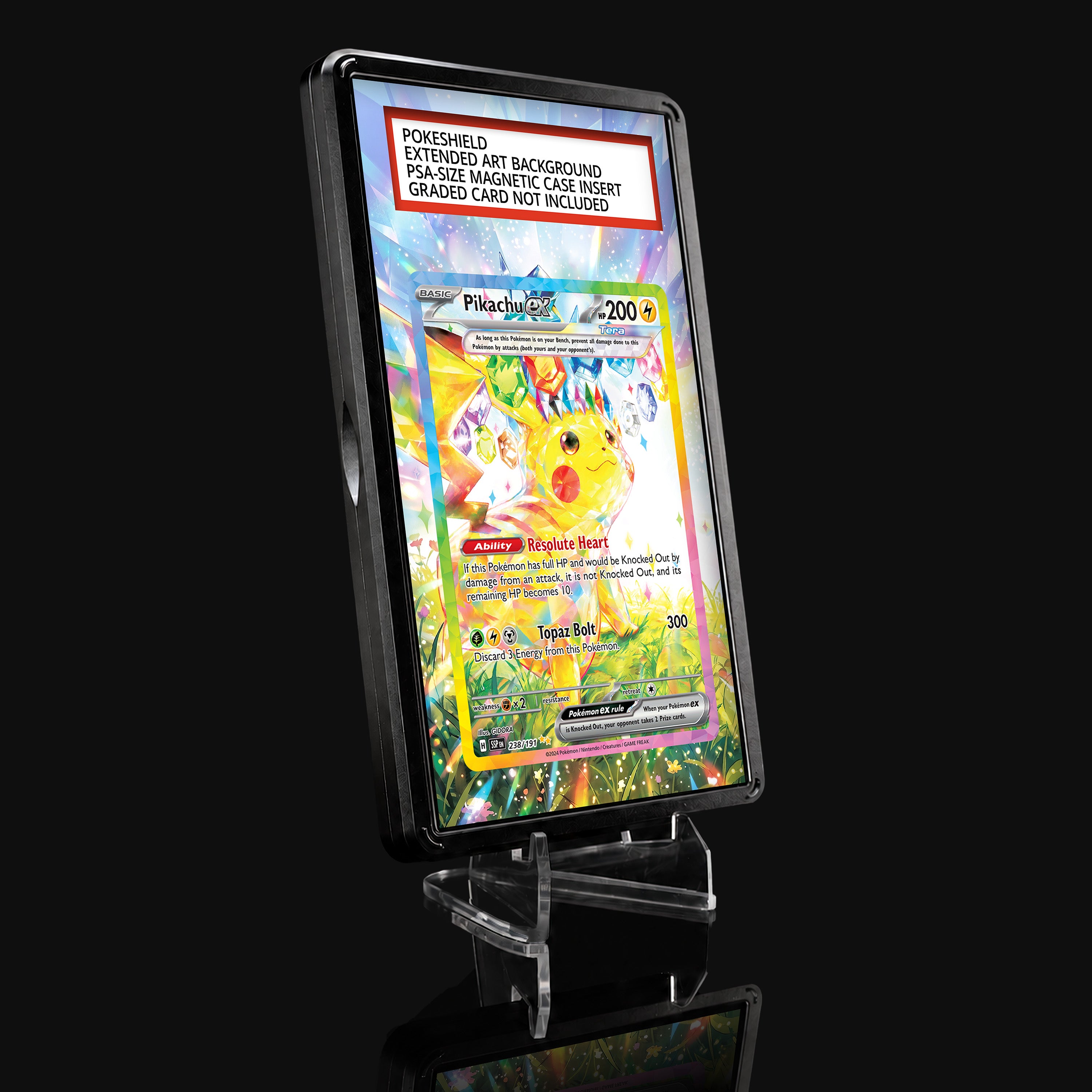 Pikachu ex 238 Extended Art Display