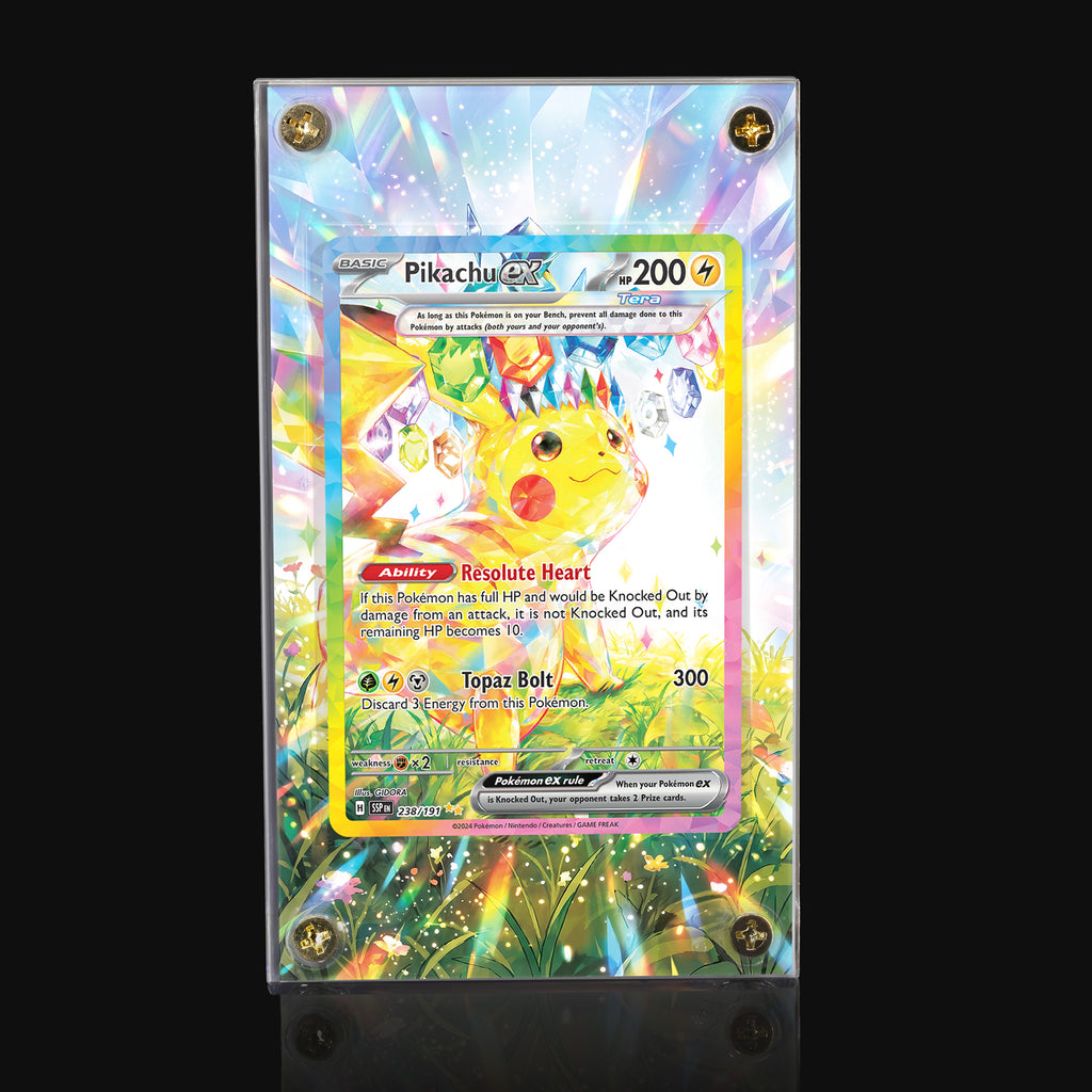 Pikachu ex 238 Extended Art Display