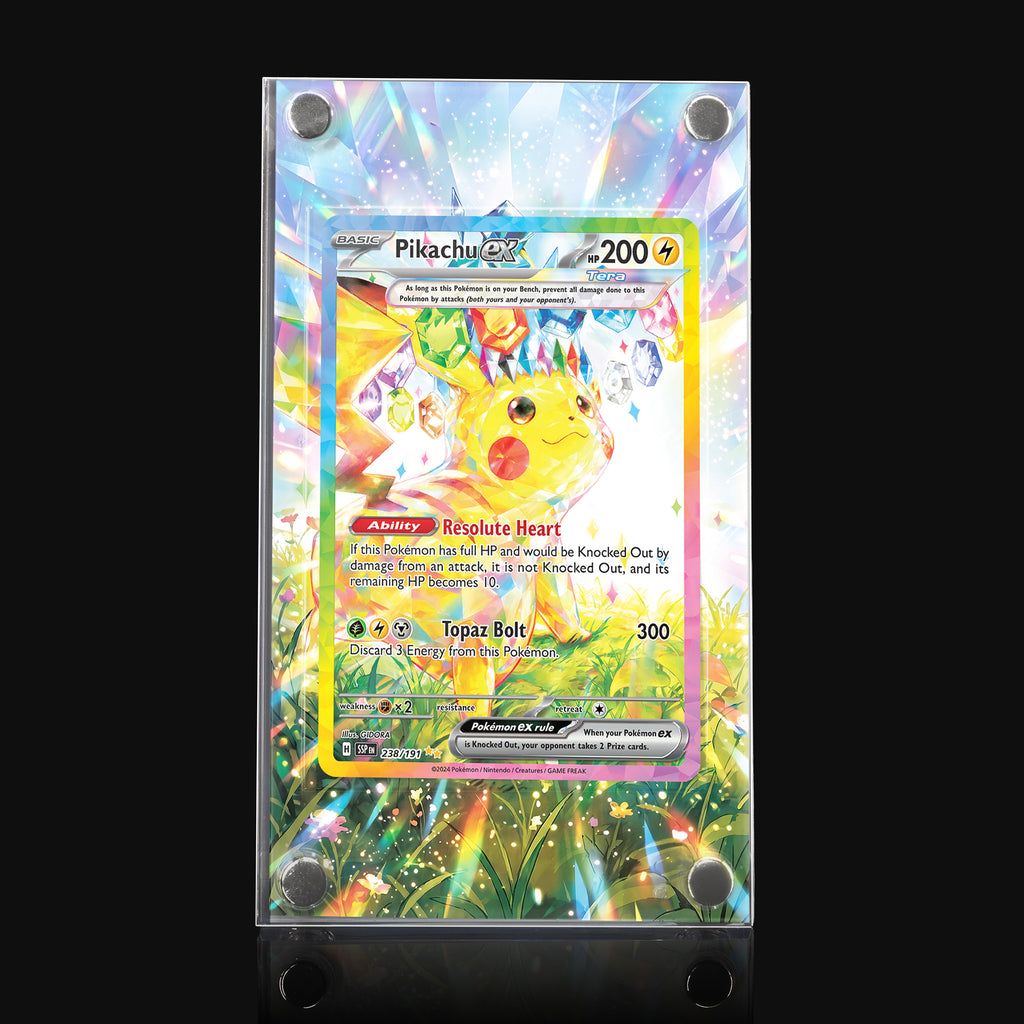 Pikachu ex 238 Extended Art Display