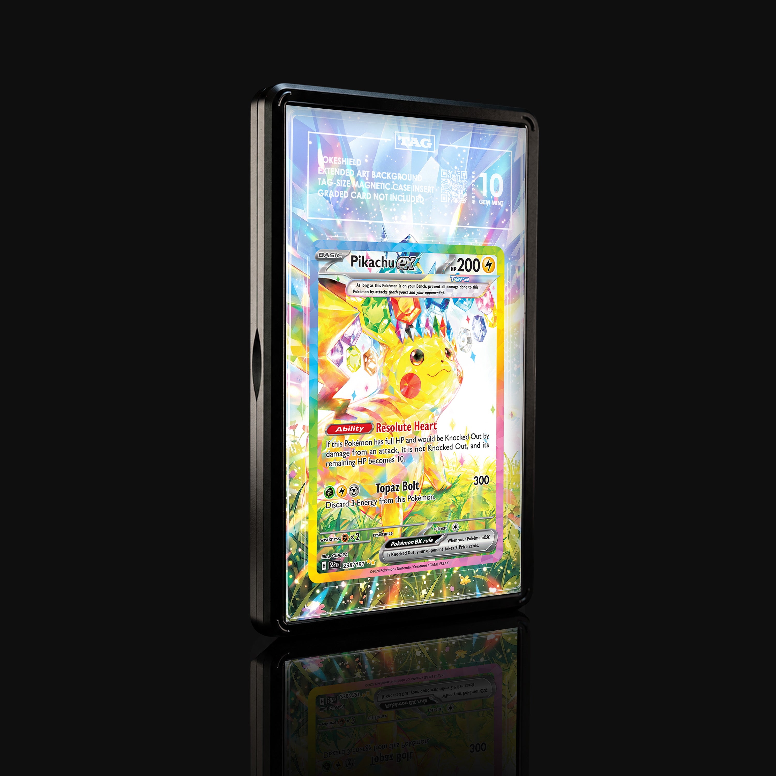 Pikachu ex 238 Extended Art Display
