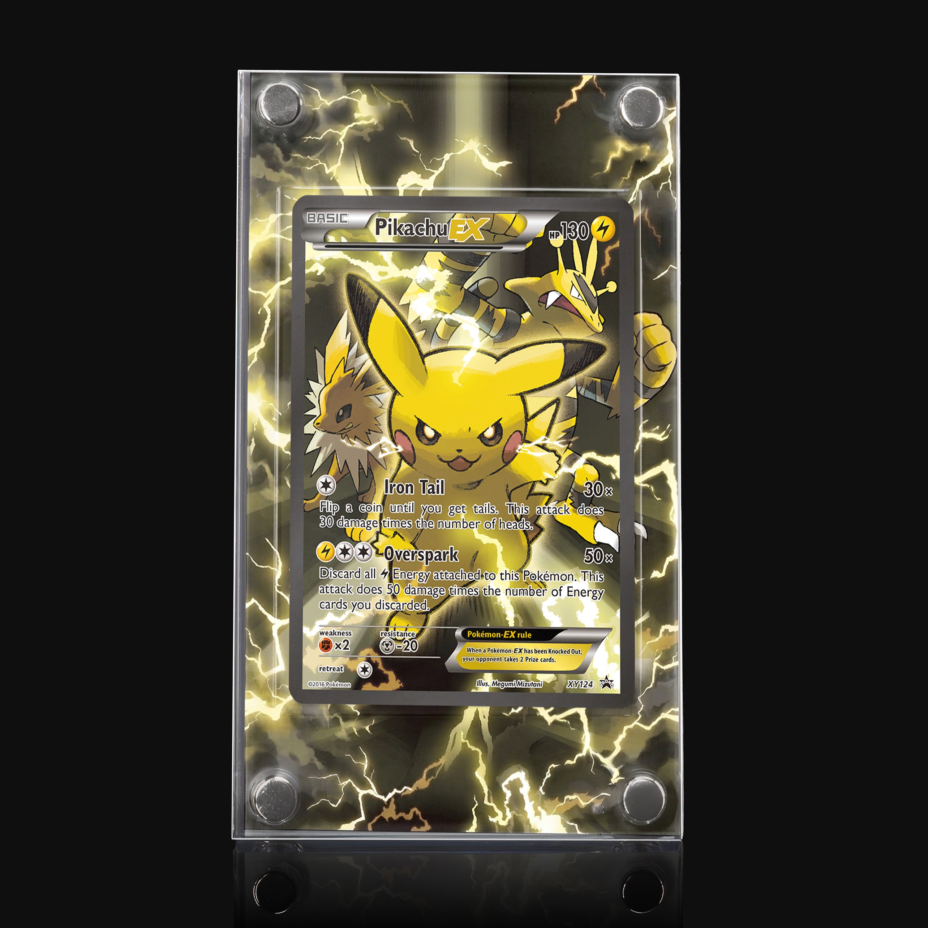 Pikachu ex XY124 Extended Art Display