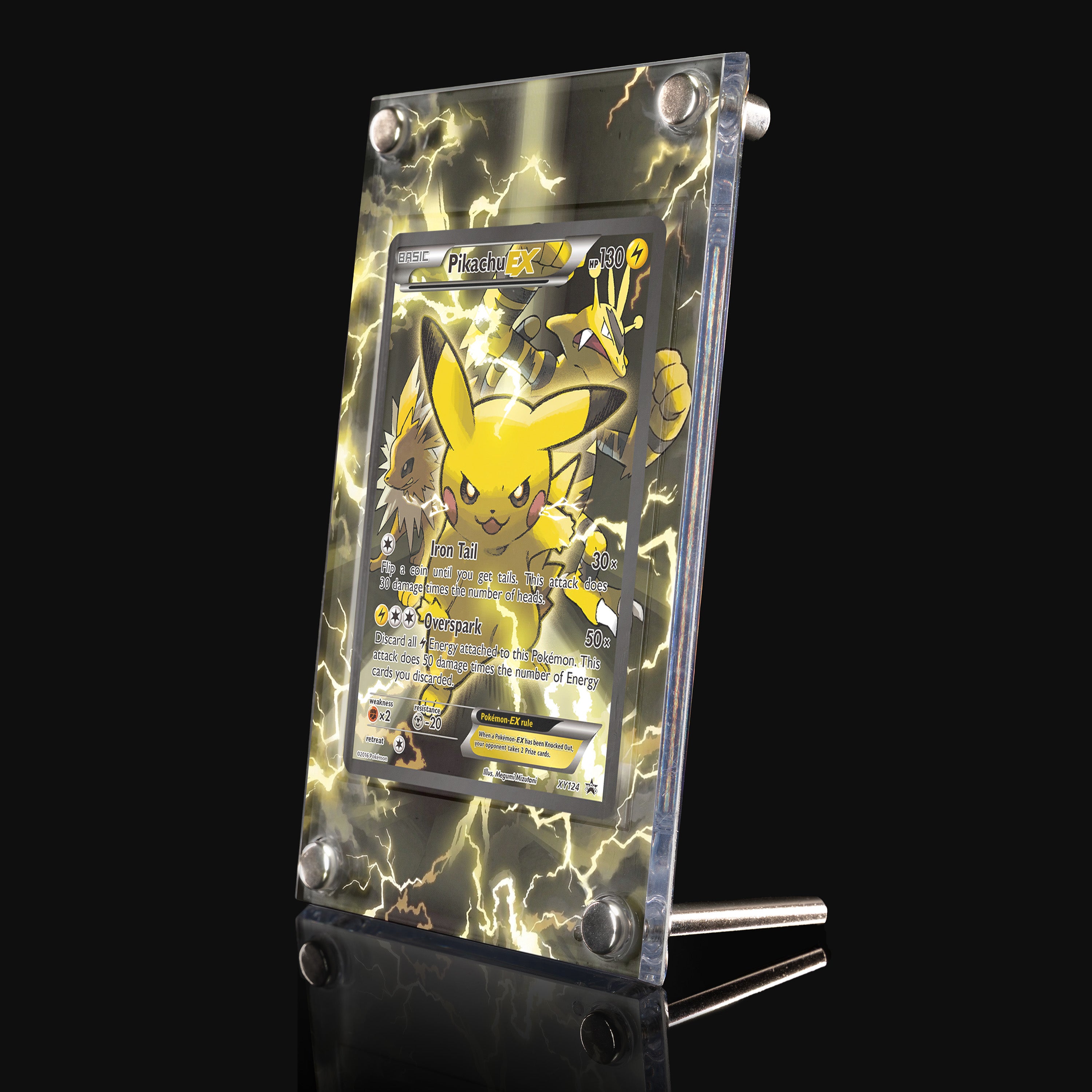 Pikachu ex XY124 Extended Art Display