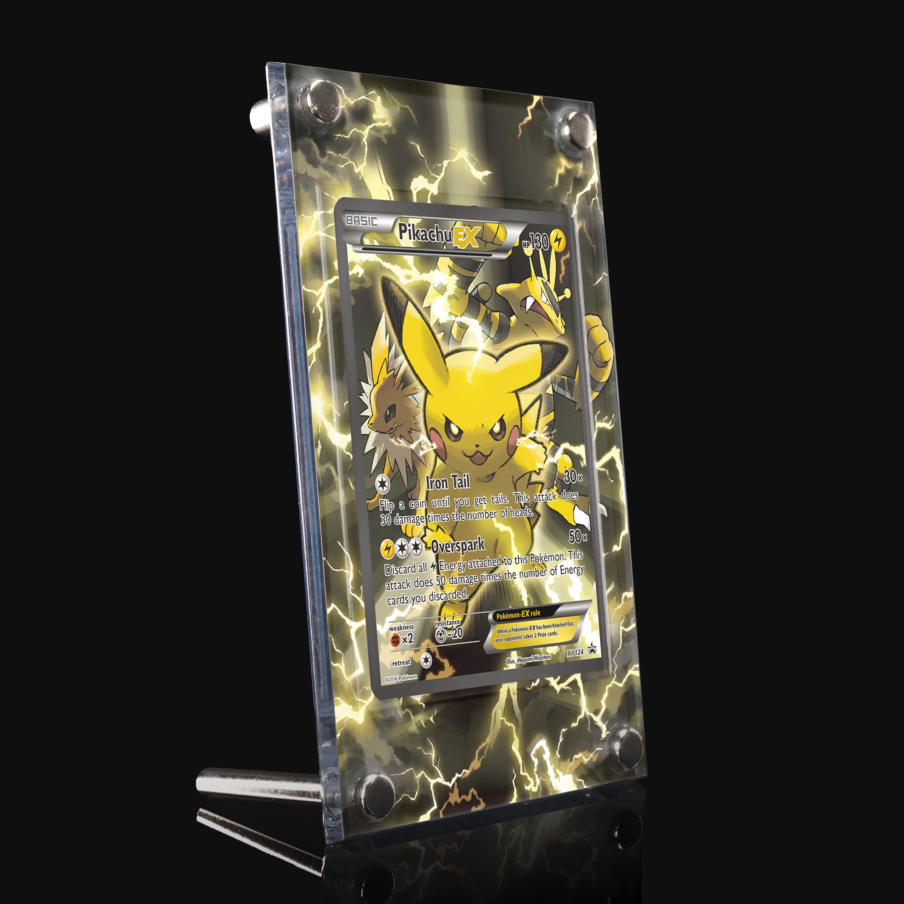 Pikachu ex XY124 Extended Art Display