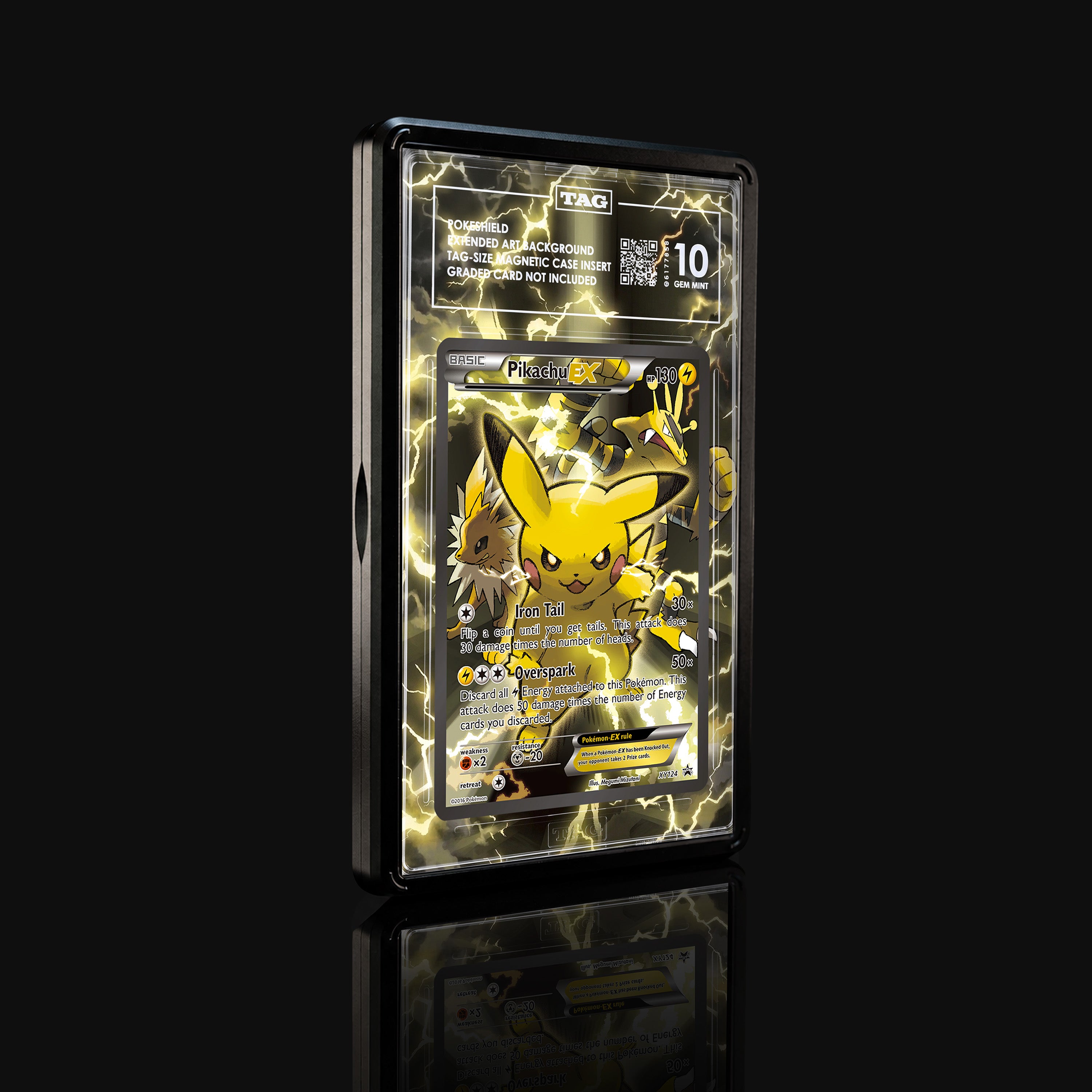 Pikachu ex XY124 Extended Art Display