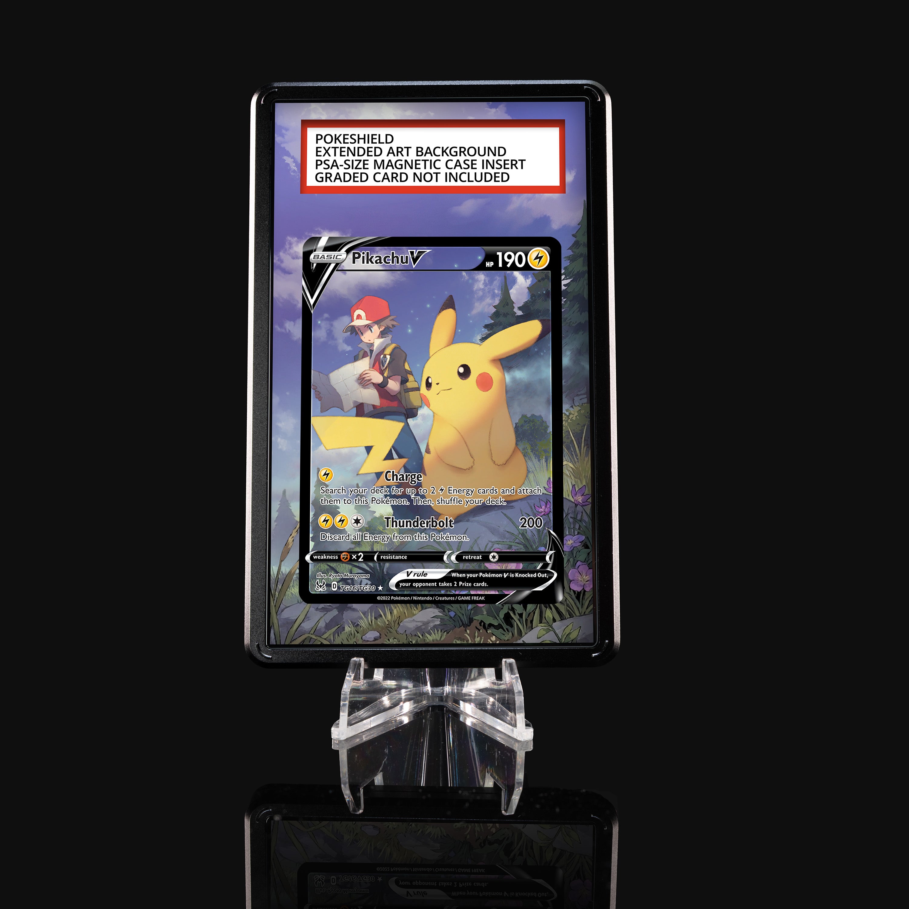 Pikachu V TG16 Extended Art Display