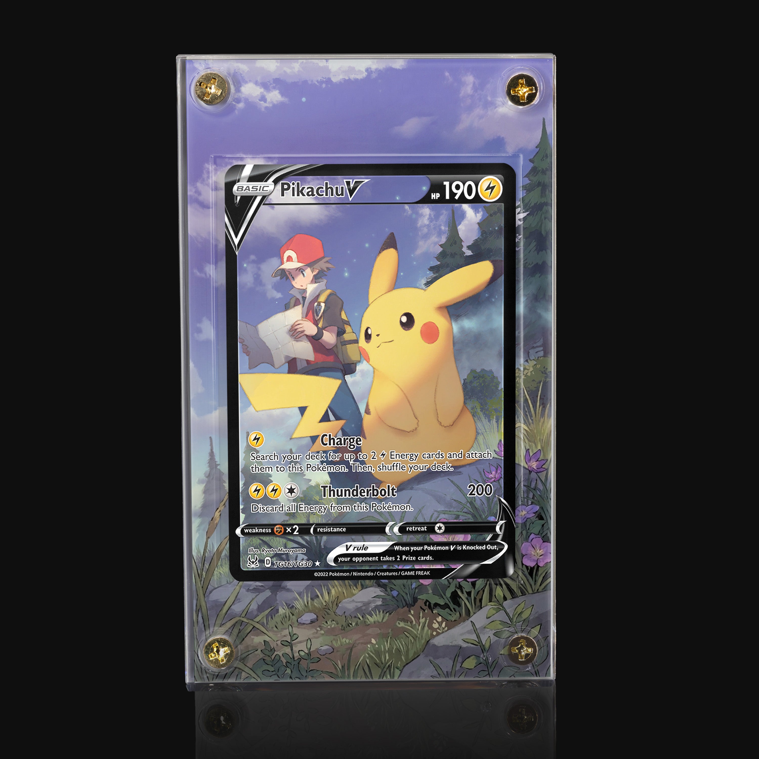 Pikachu V TG16 Extended Art Display