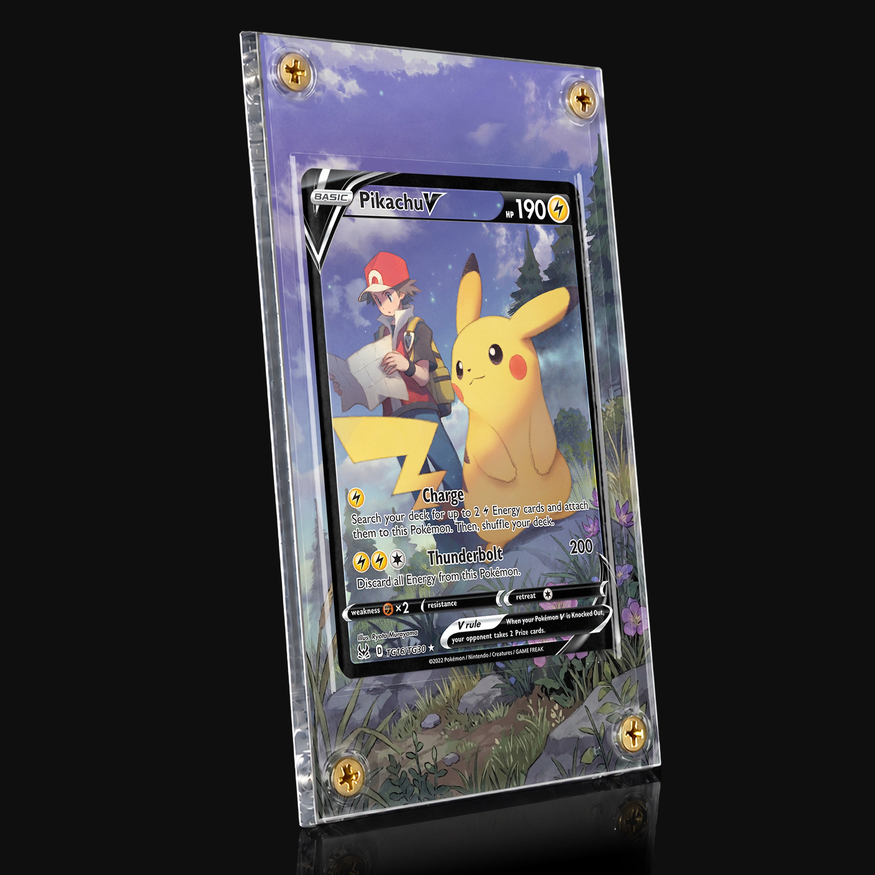 Pikachu V TG16 Extended Art Display