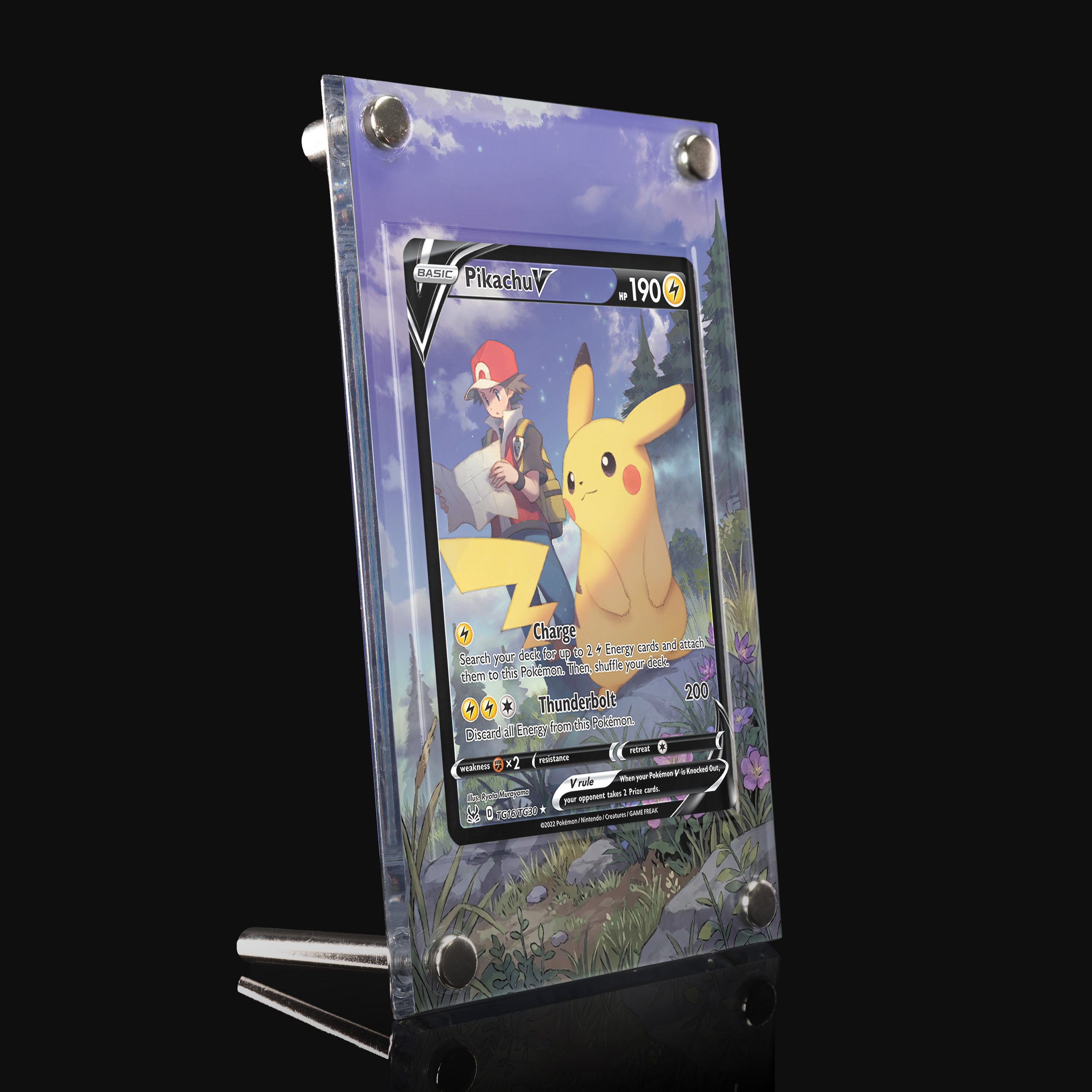 Pikachu V TG16 Extended Art Display