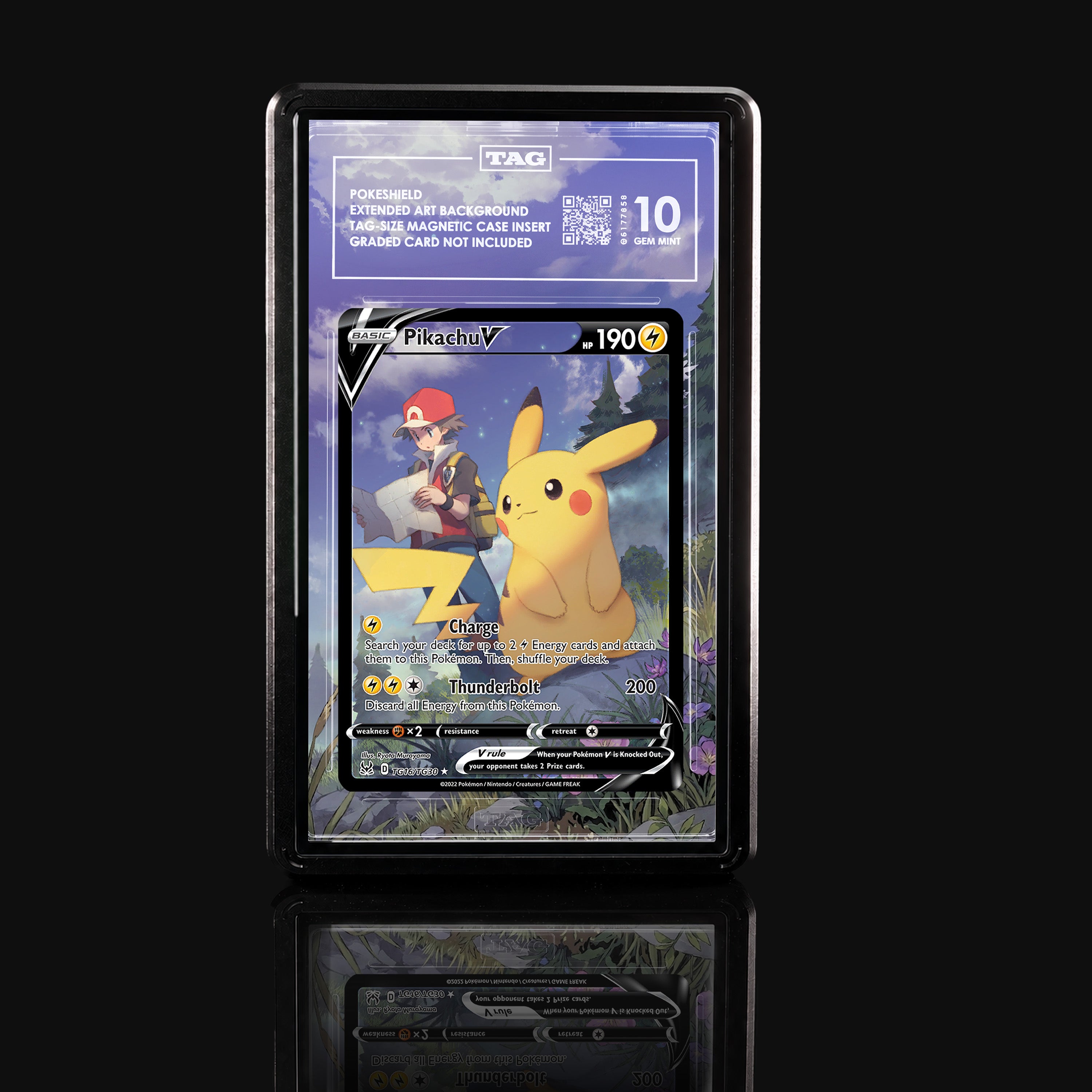 Pikachu V TG16 Extended Art Display