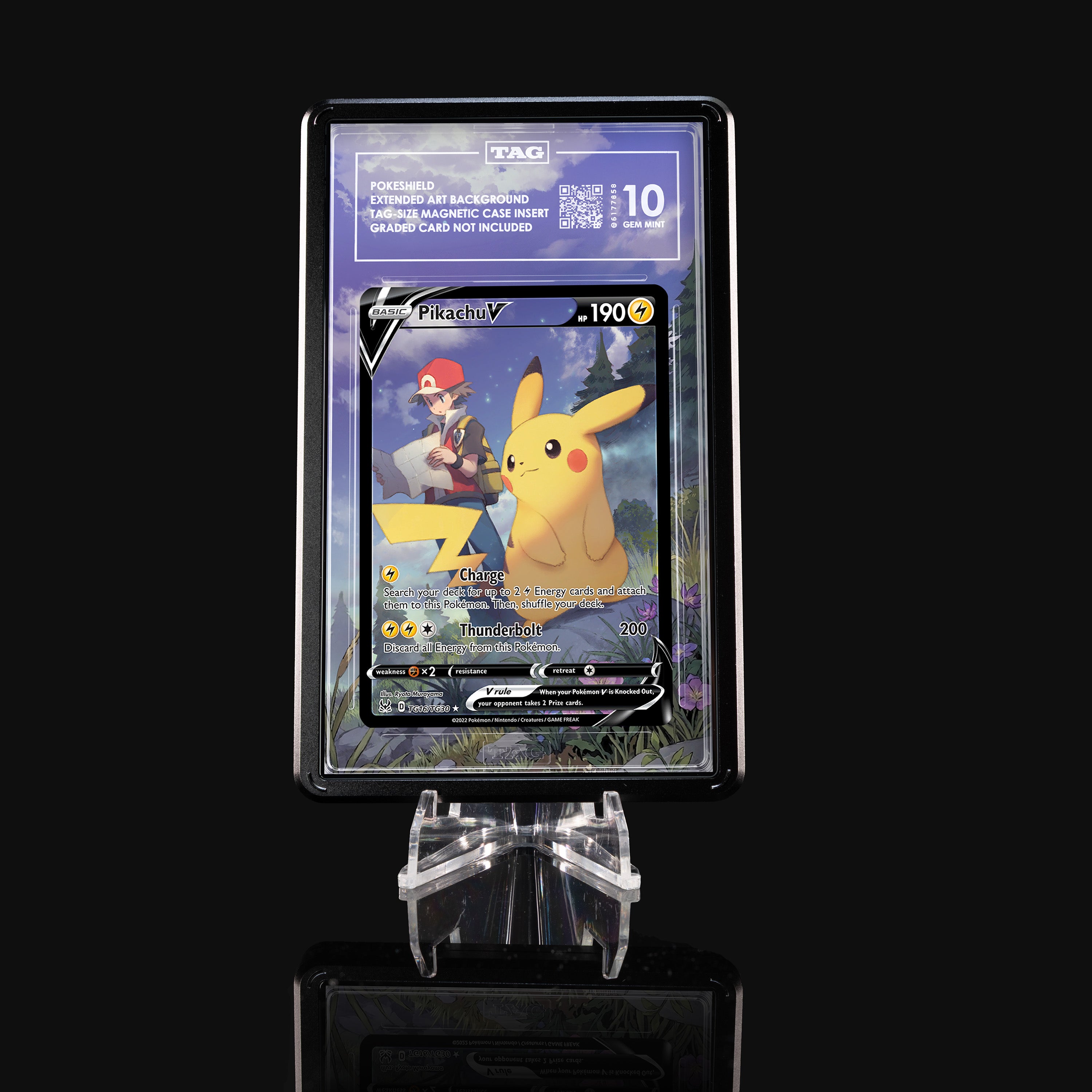 Pikachu V TG16 Extended Art Display