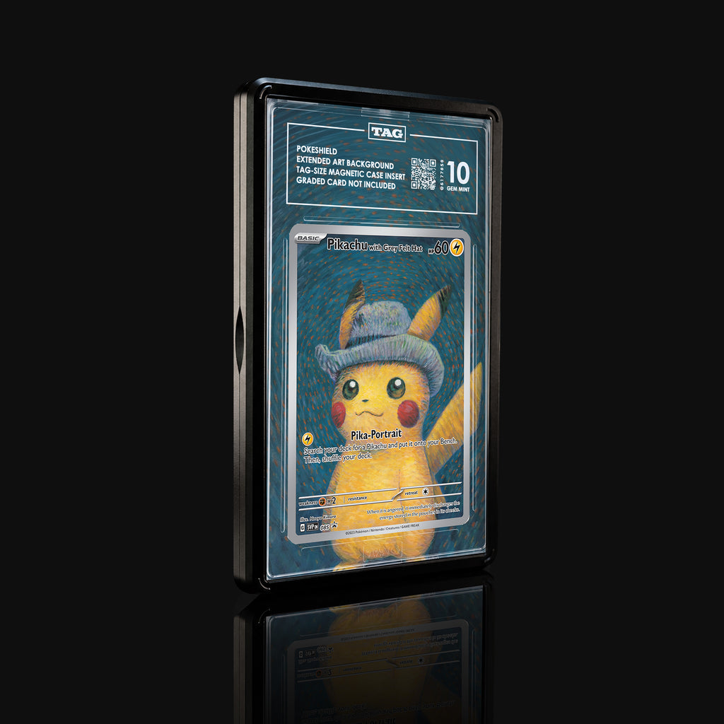 Pikachu with Grey Felt Hat 085 Extended Art Display