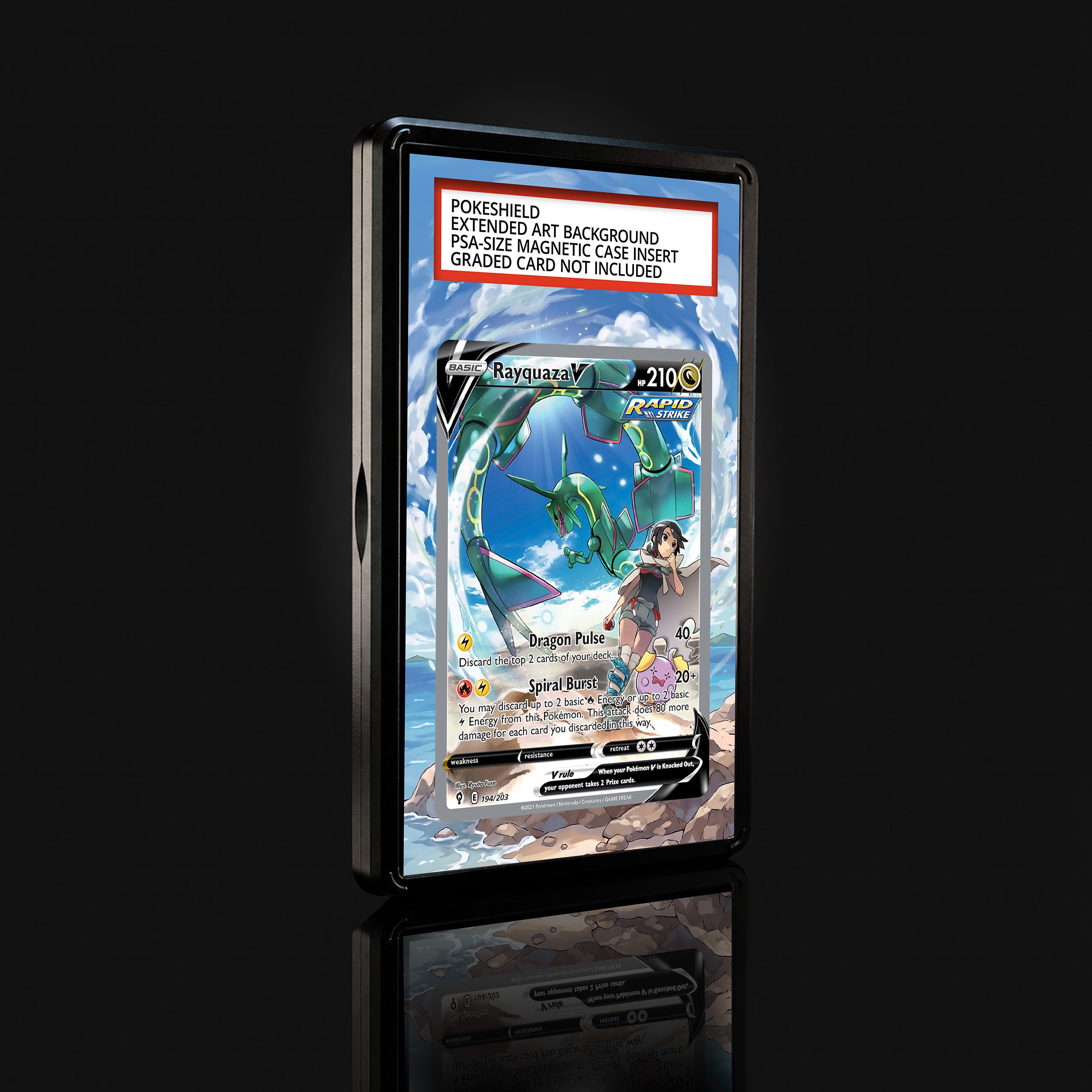 Rayquaza V 194 Extended Art Display