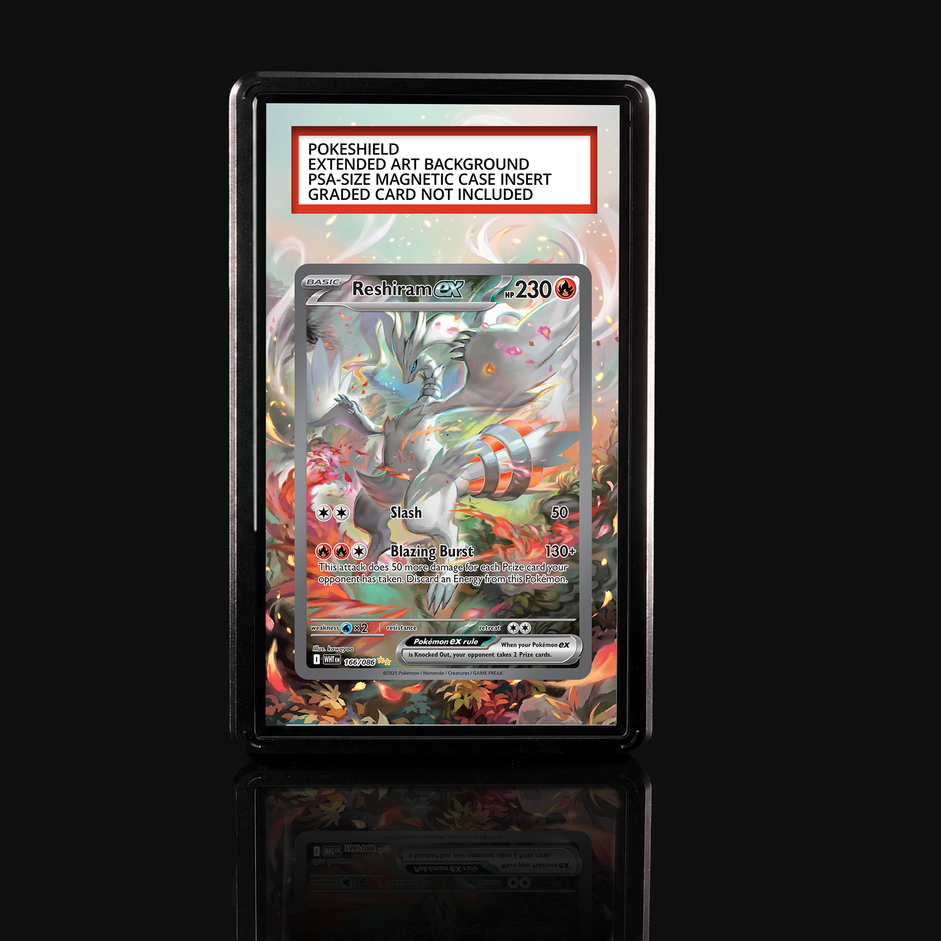 Reshiram ex 166 Extended Art Display