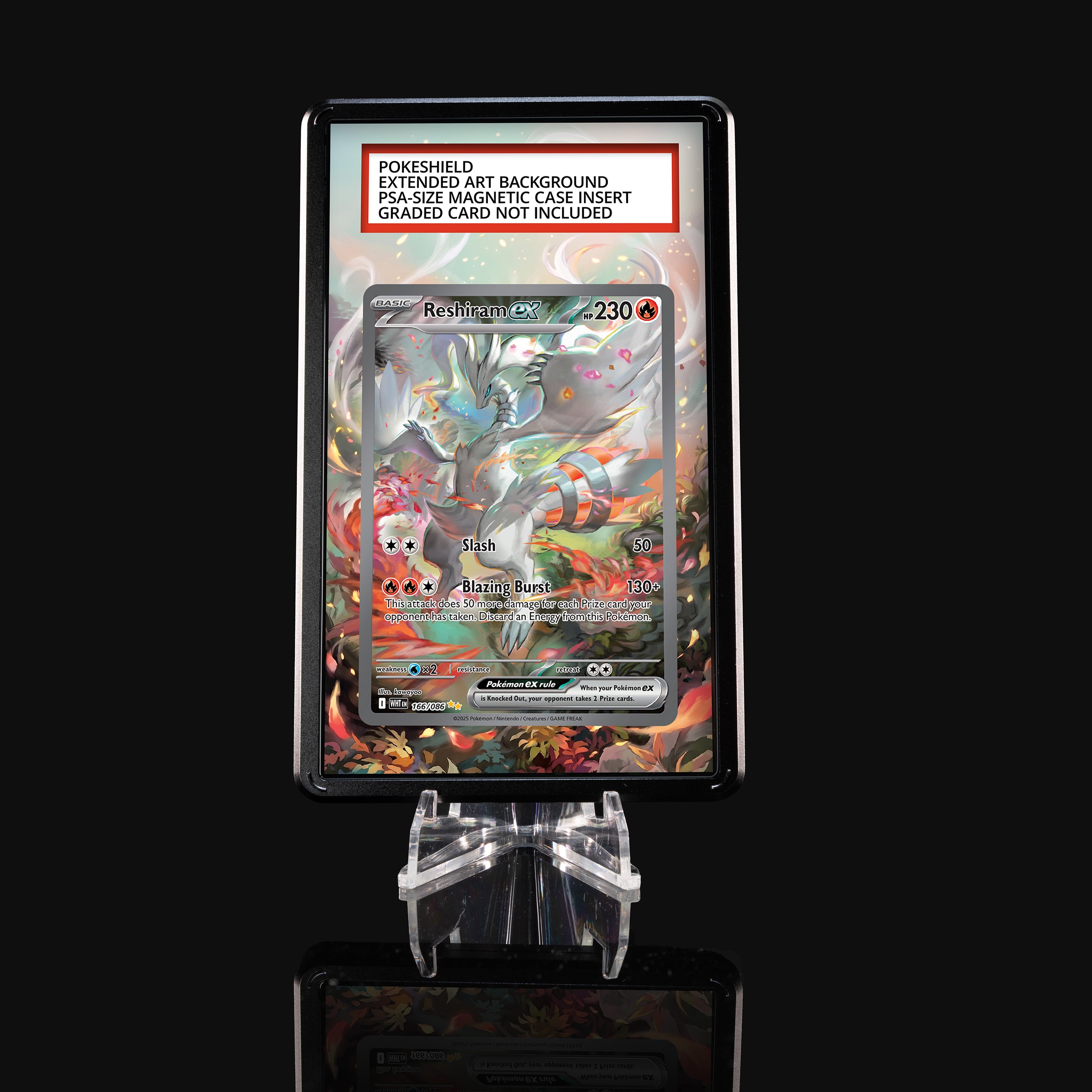 Reshiram ex 166 Extended Art Display