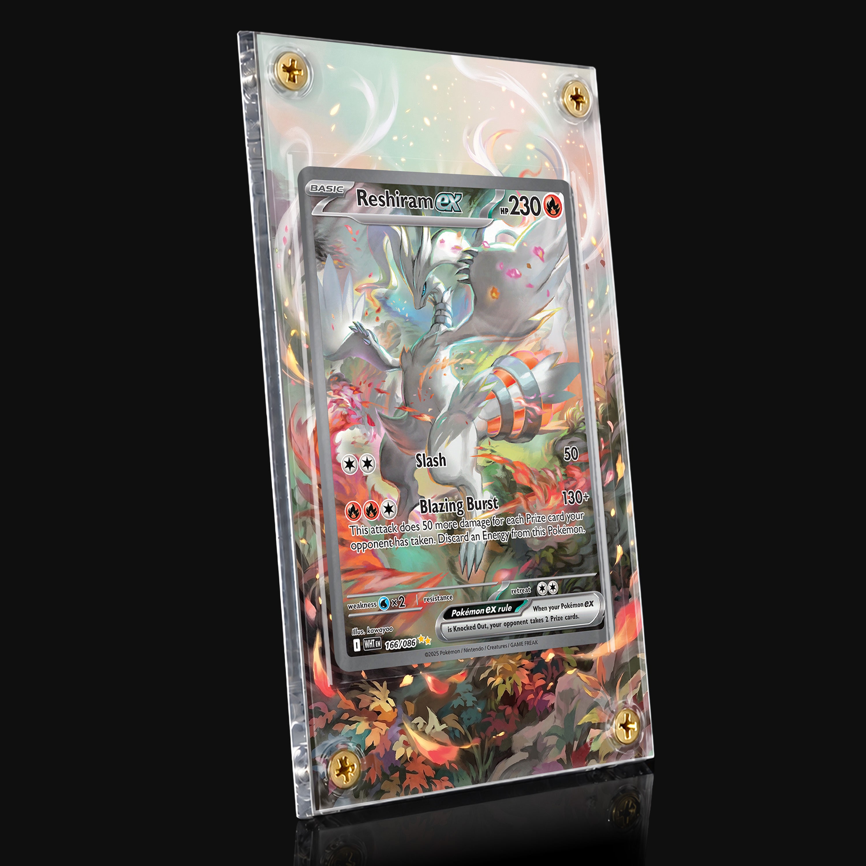 Reshiram ex 166 Extended Art Display