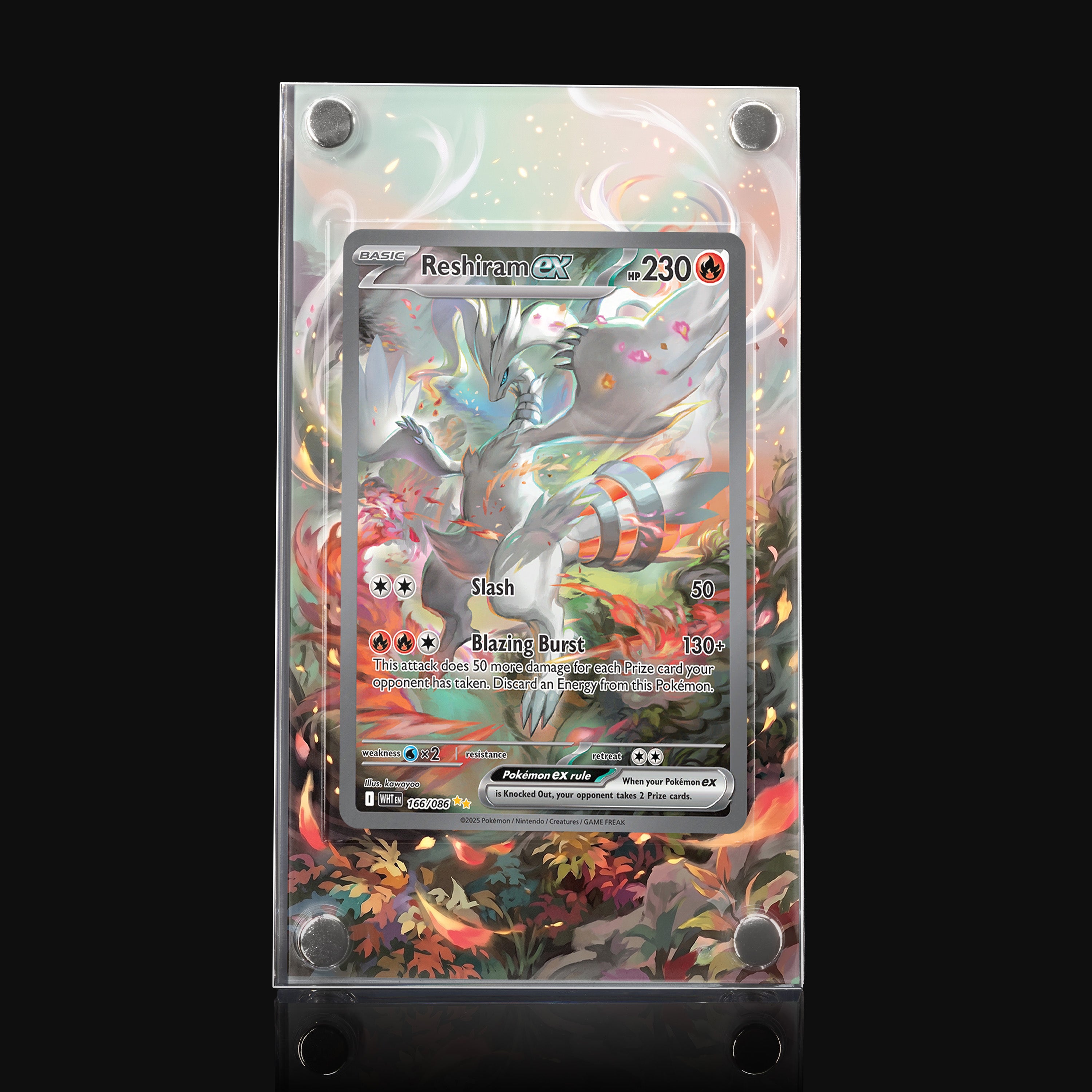 Reshiram ex 166 Extended Art Display