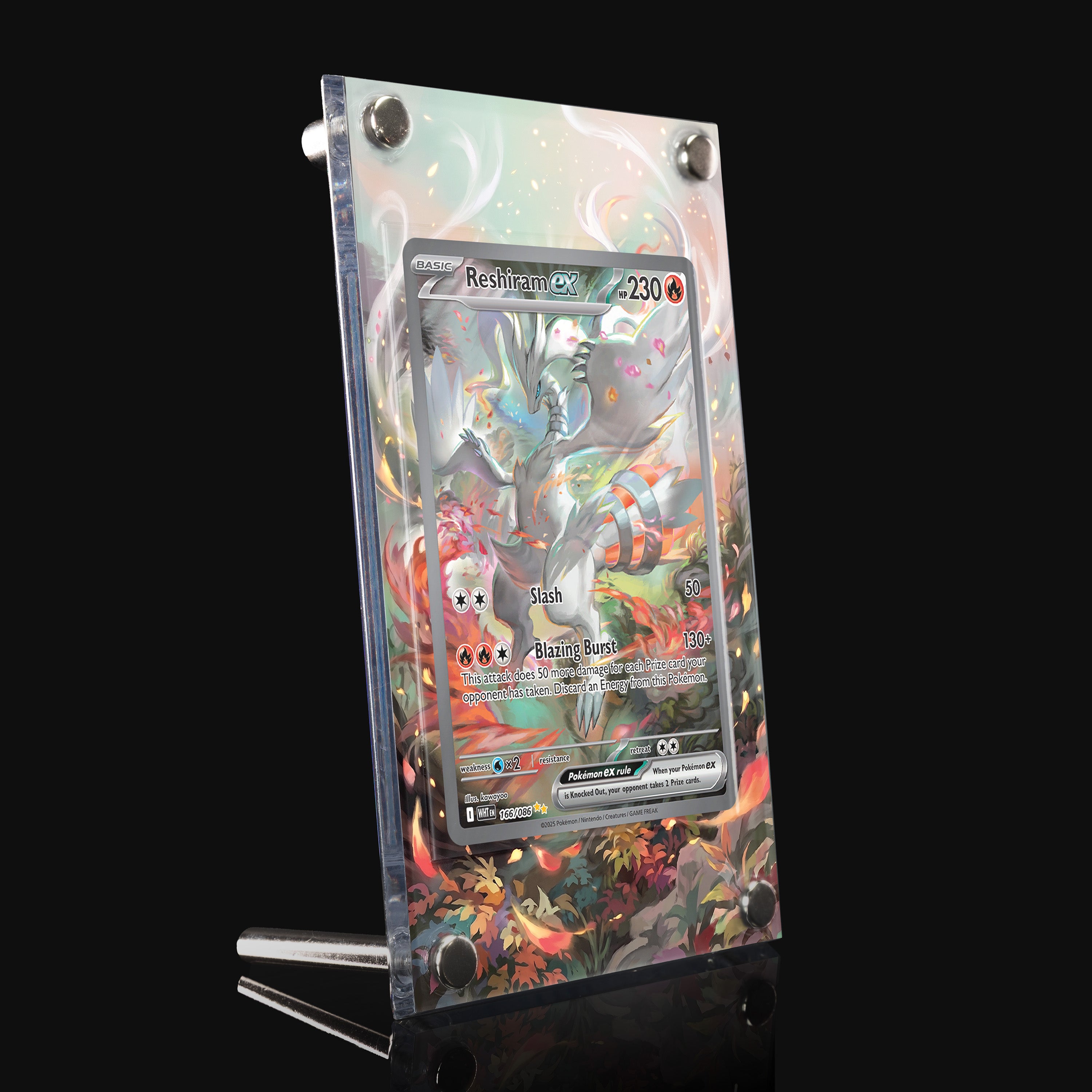 Reshiram ex 166 Extended Art Display