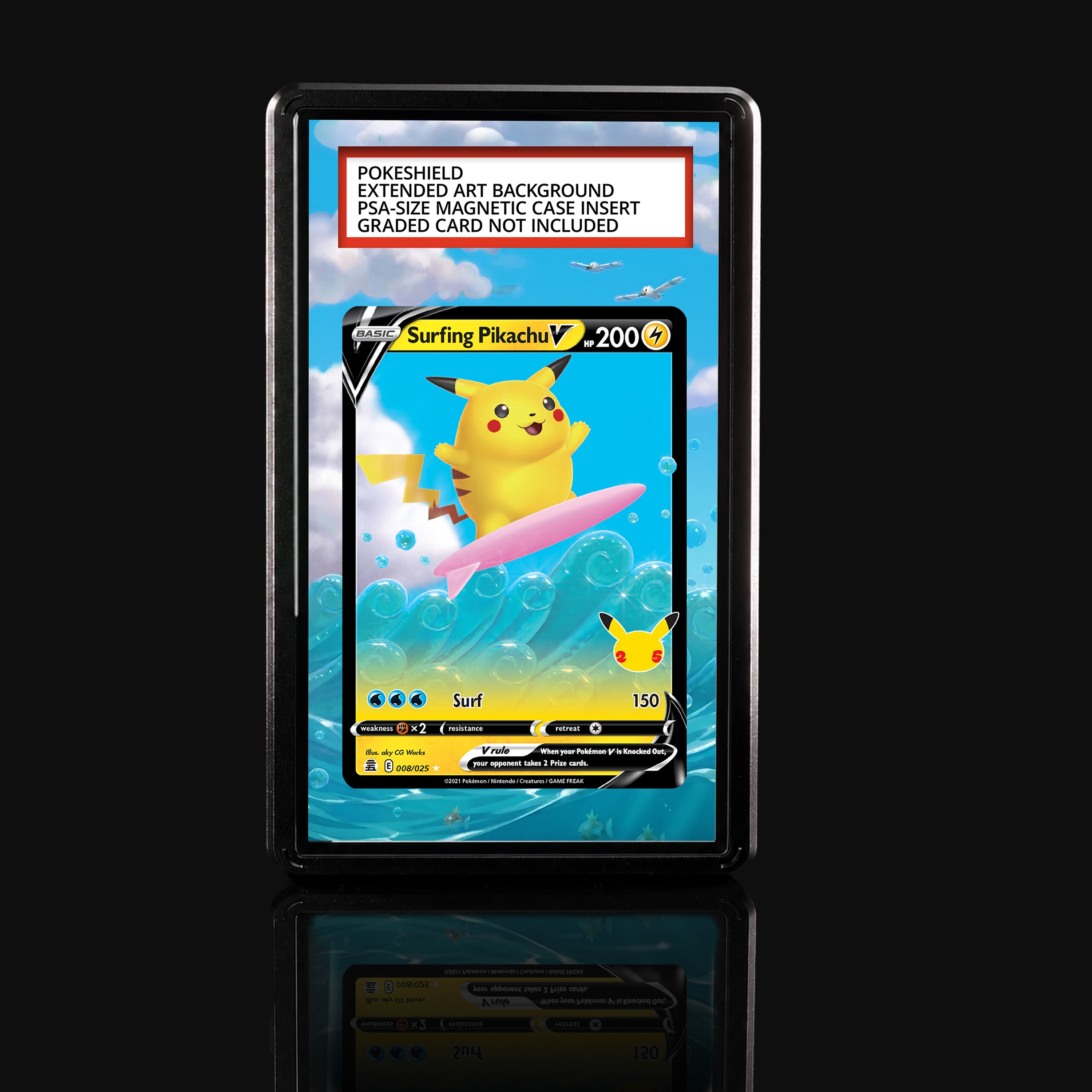 Surfing Pikachu V 008 Extended Art Display