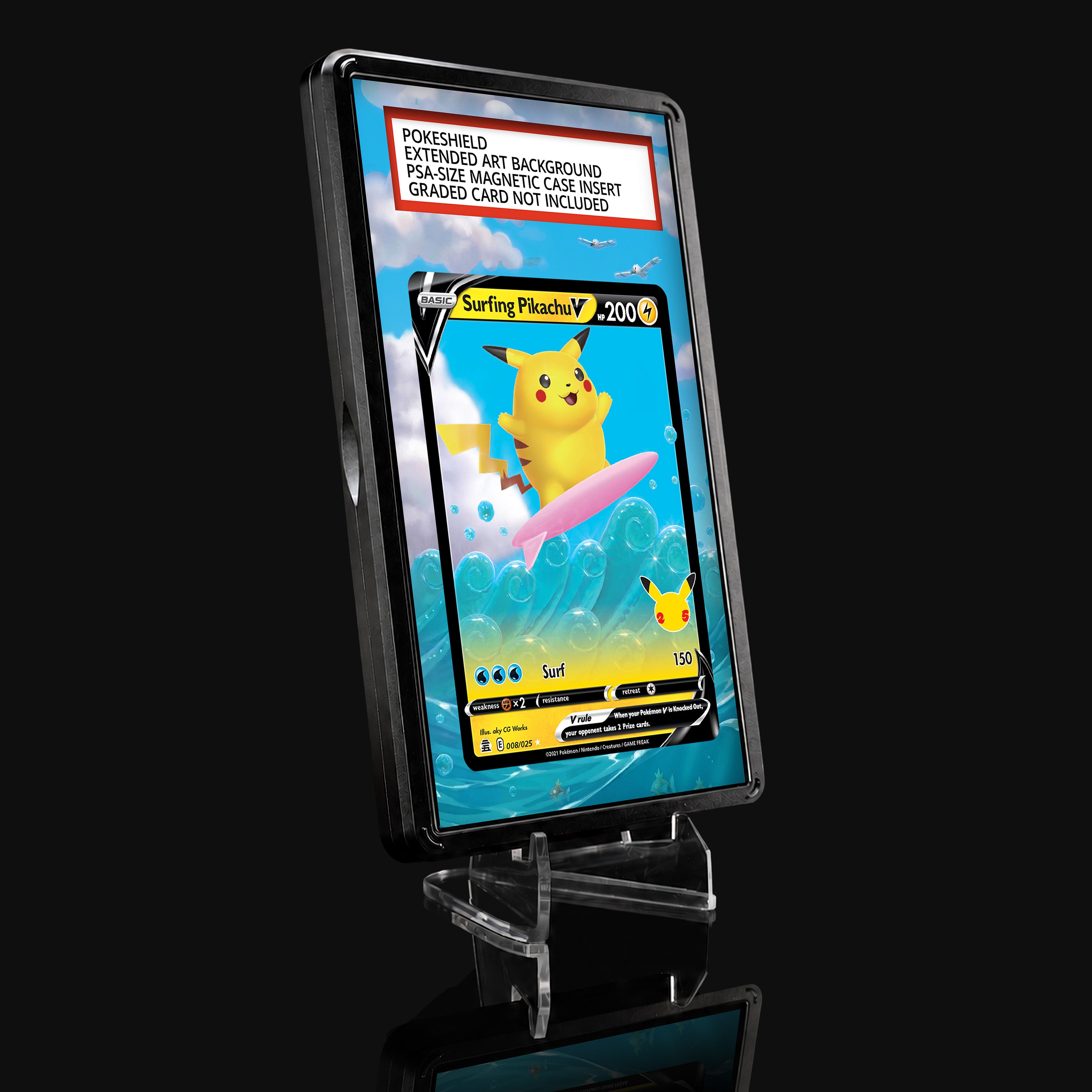 Surfing Pikachu V 008 Extended Art Display