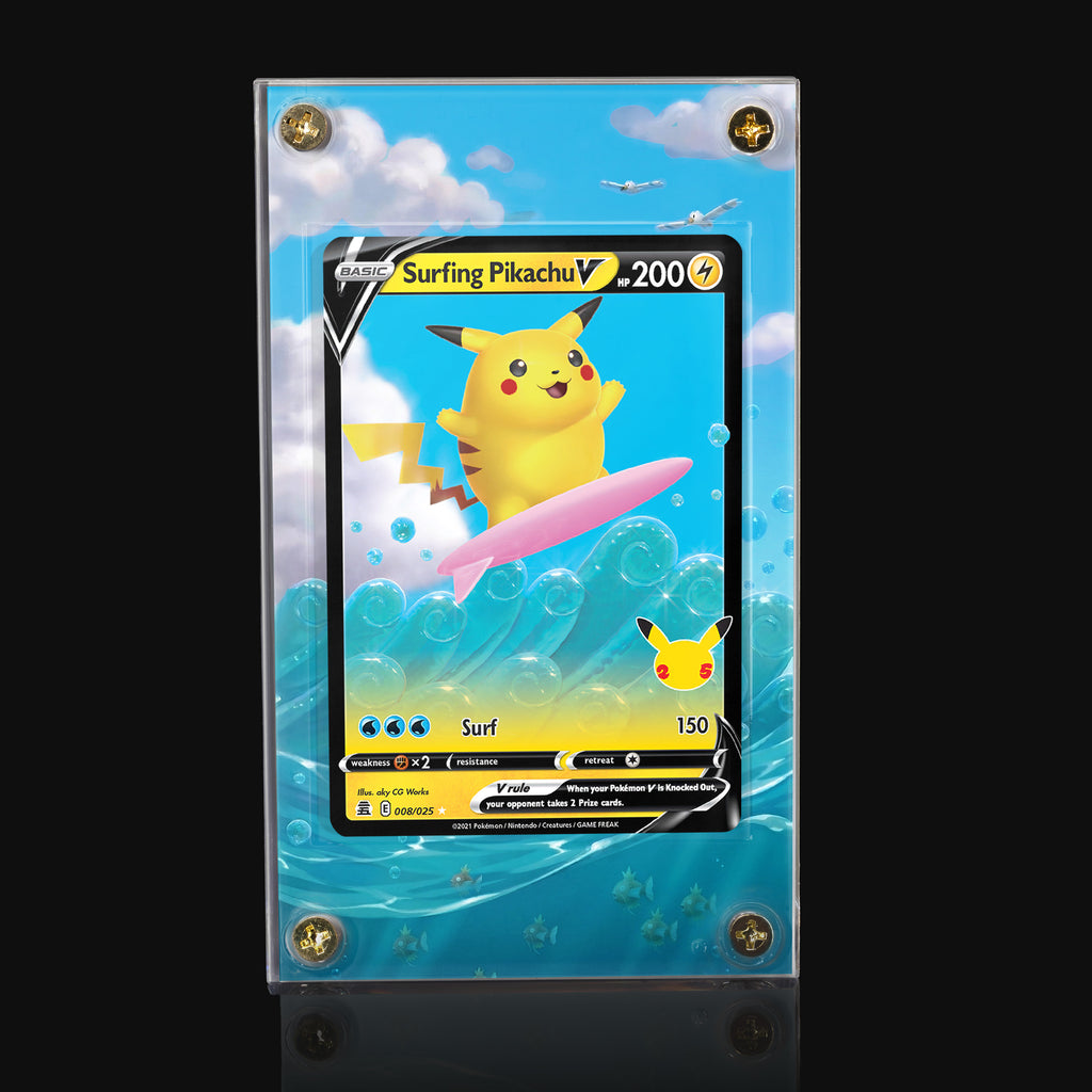 Surfing Pikachu V 008 Extended Art Display