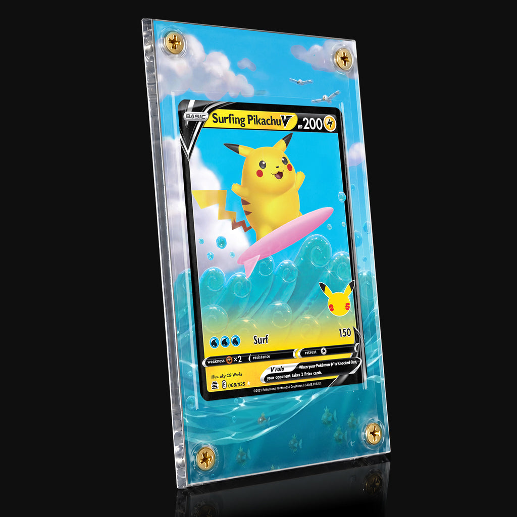 Surfing Pikachu V 008 Extended Art Display