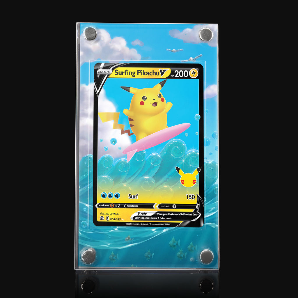 Surfing Pikachu V 008 Extended Art Display
