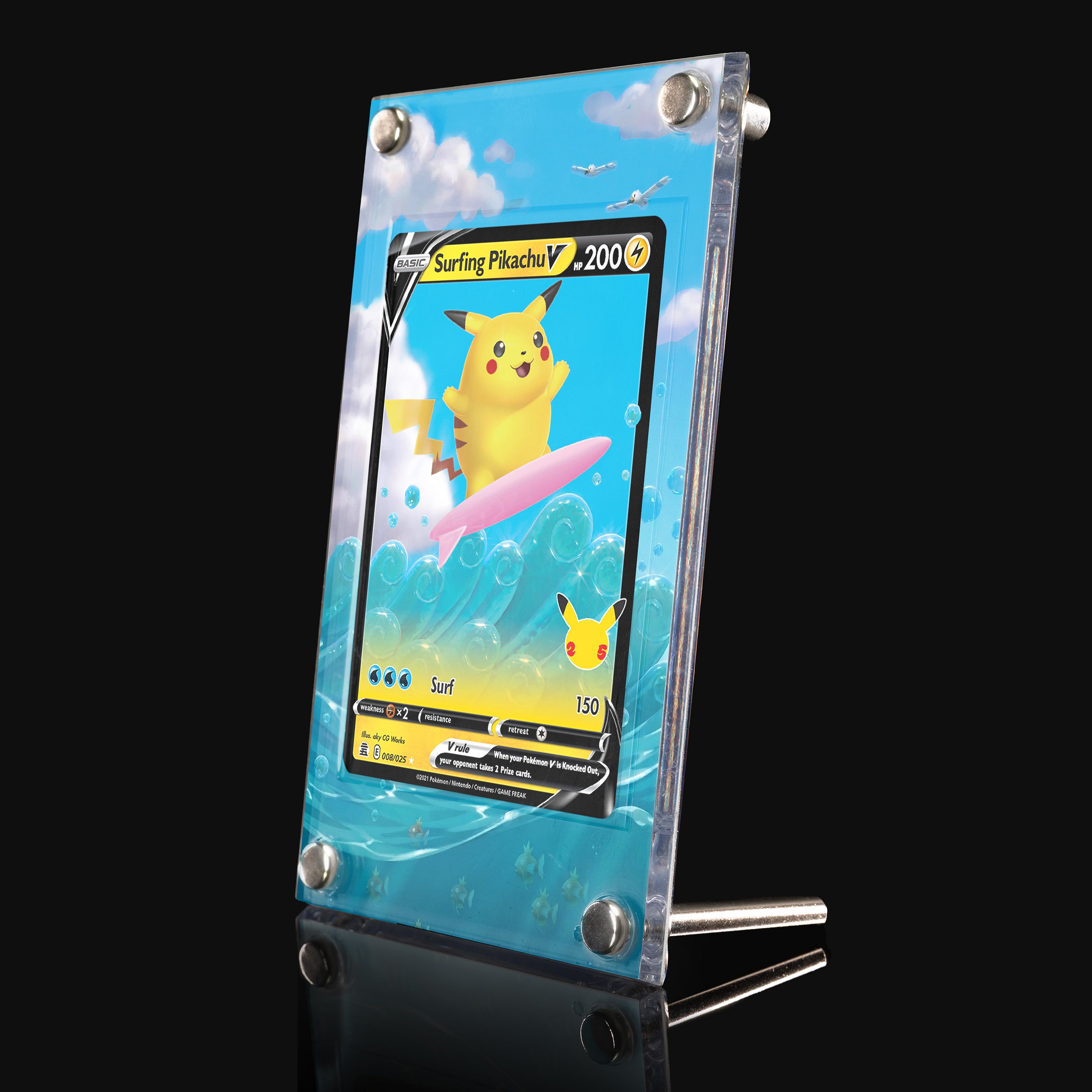 Surfing Pikachu V 008 Extended Art Display