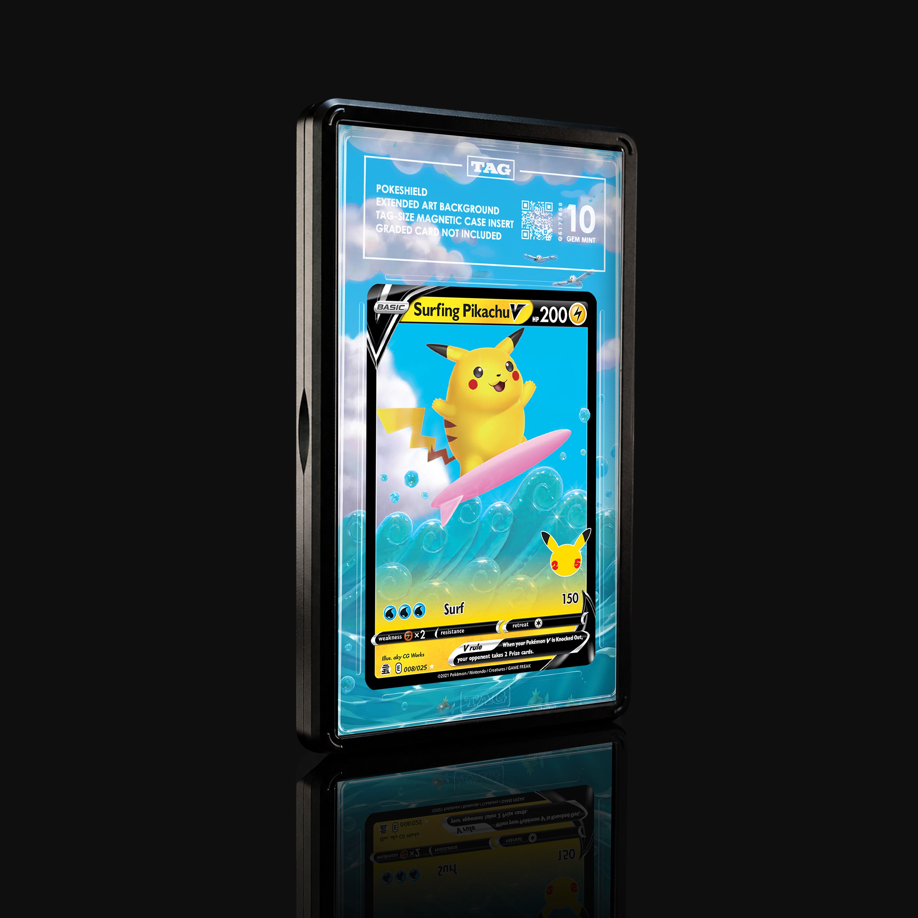 Surfing Pikachu V 008 Extended Art Display