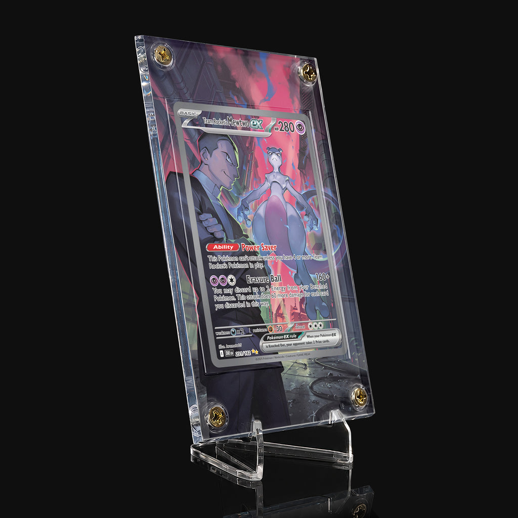 Team Rocket's Mewtwo ex 231 Pokemon Extended Art Display