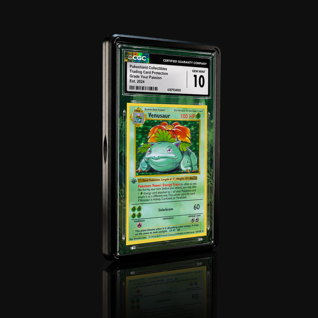 Venusaur 15/102 Base Set Extended Art Display