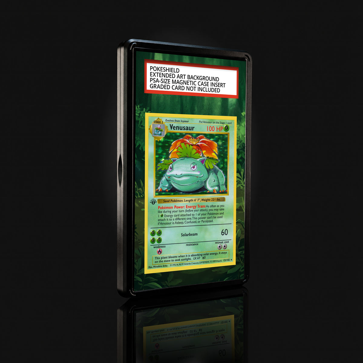 Venusaur 15/102 Base Set Extended Art Display