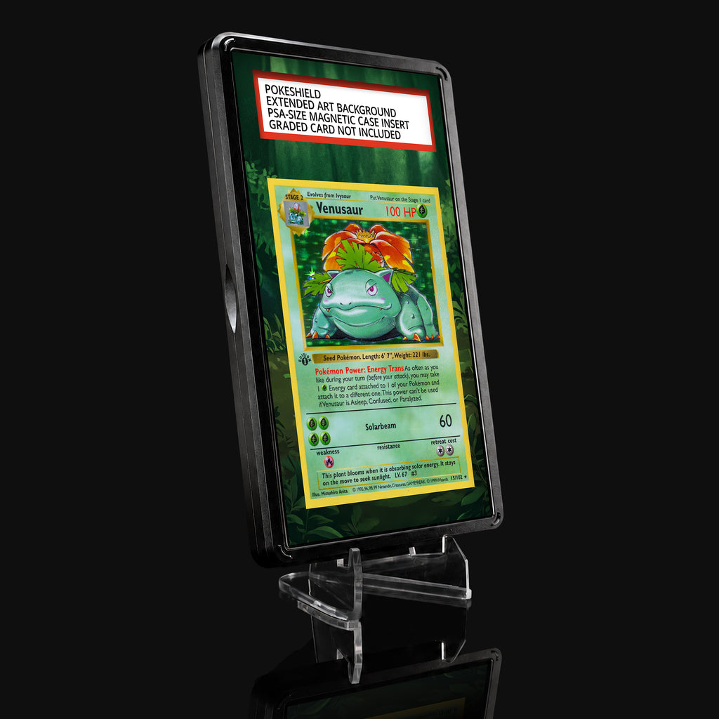 Venusaur 15/102 Base Set Extended Art Display