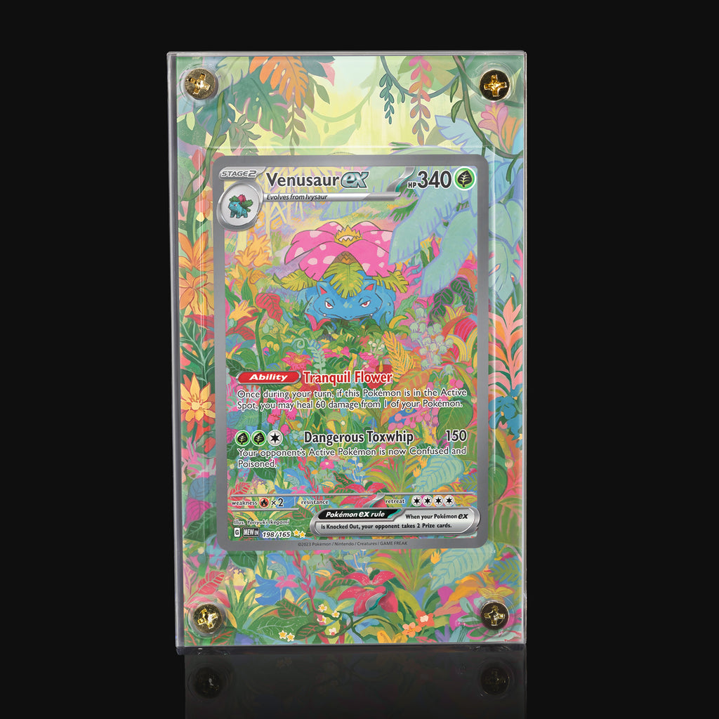 Venusaur ex 198 Extended Art Display
