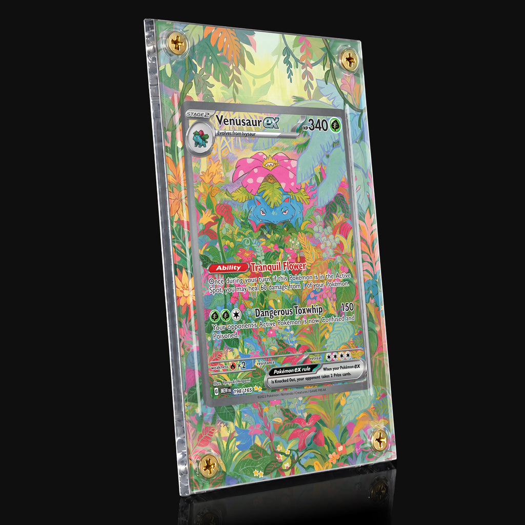 Venusaur ex 198 Extended Art Display