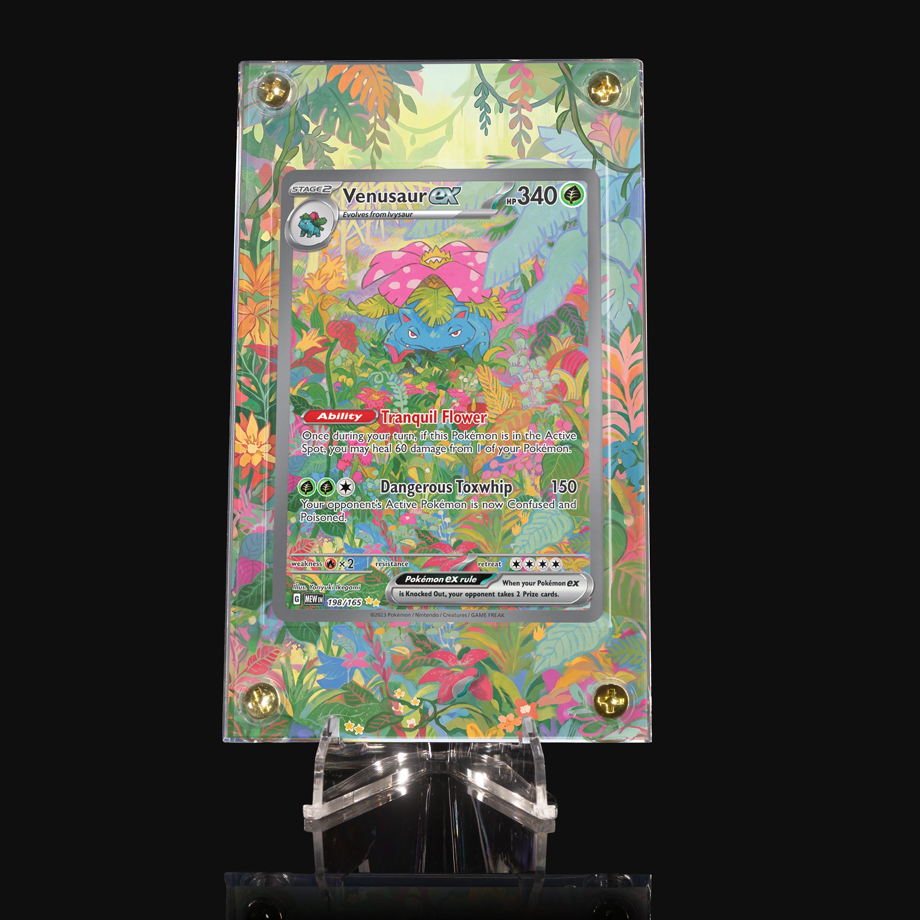 Venusaur ex 198 Extended Art Display