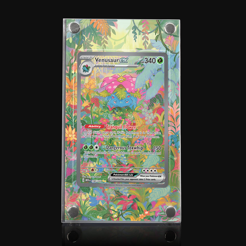 Venusaur ex 198 Extended Art Display