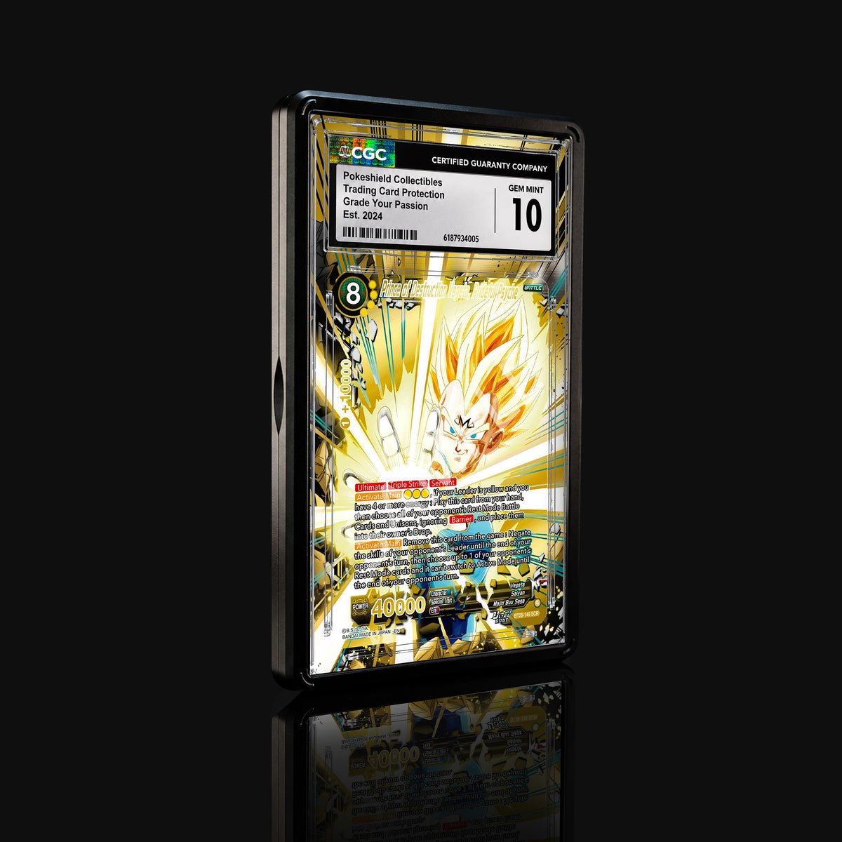 Prince of Destruction Vegeta Prideful Psyche BT28-149 SCR Extended Art Display