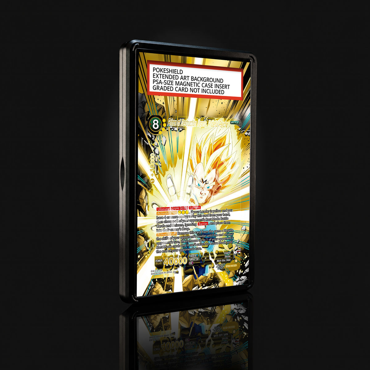 Prince of Destruction Vegeta Prideful Psyche BT28-149 SCR Extended Art Display