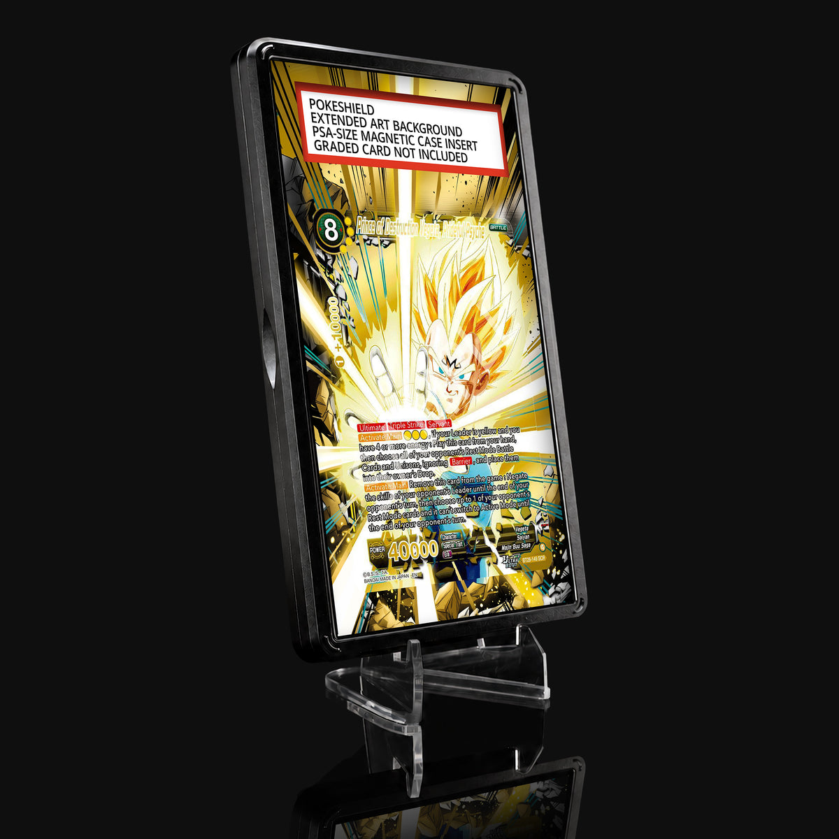 Prince of Destruction Vegeta Prideful Psyche BT28-149 SCR Extended Art Display
