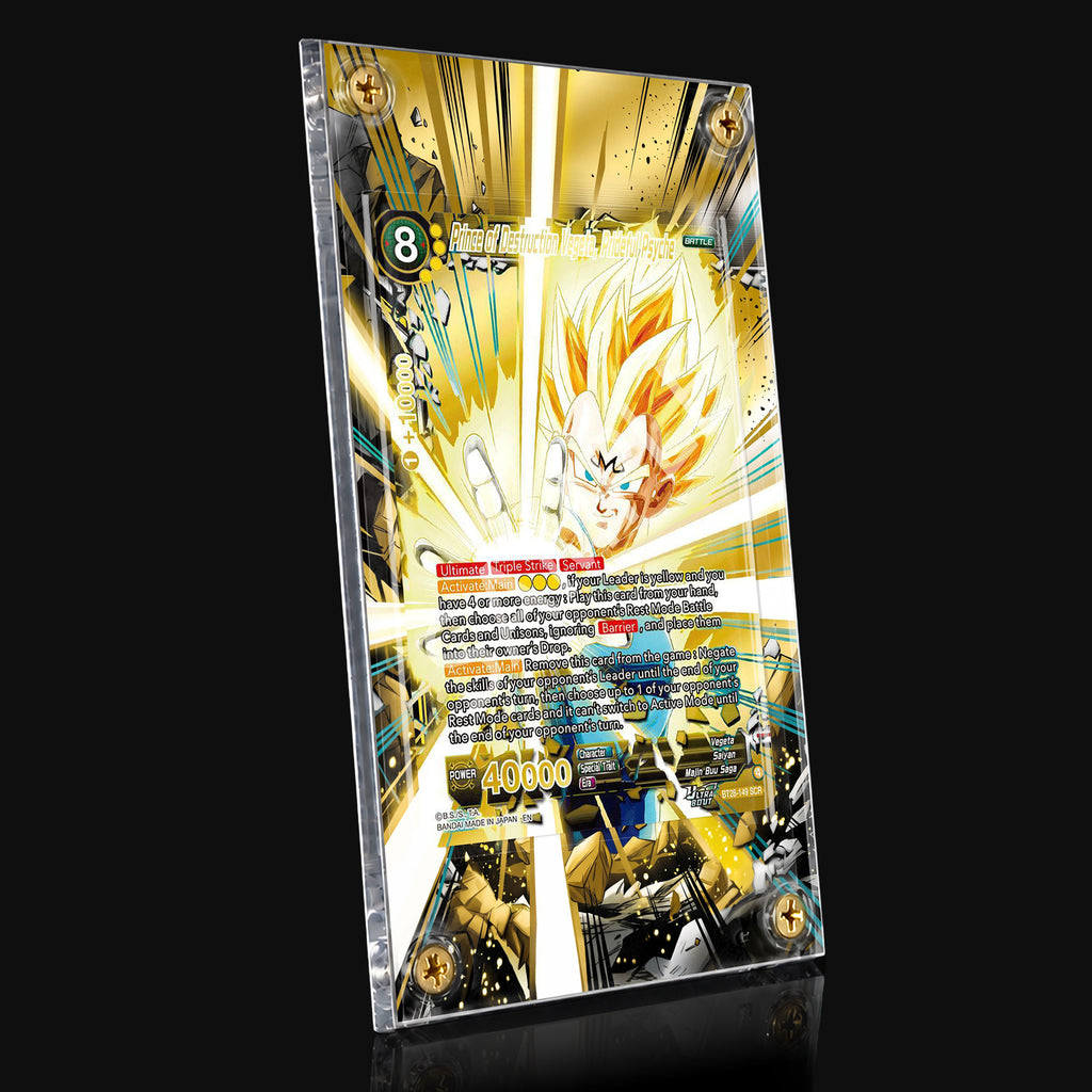 Prince of Destruction Vegeta Prideful Psyche BT28-149 SCR Extended Art Display