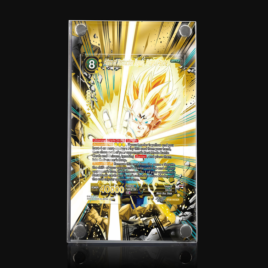 Prince of Destruction Vegeta Prideful Psyche BT28-149 SCR Extended Art Display
