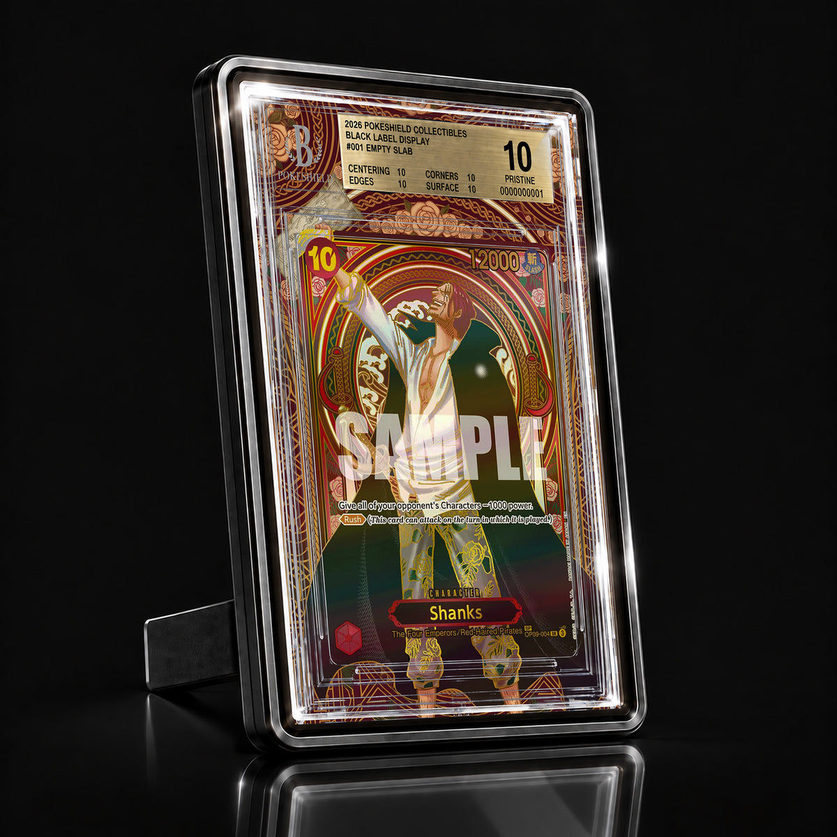 Shanks OP09-004 SP Gold - Carrying On His Will Extended Art Display