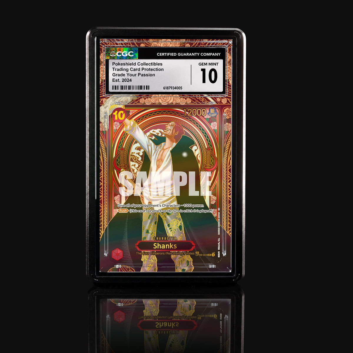 Shanks OP09-004 SP Gold - Carrying On His Will Extended Art Display