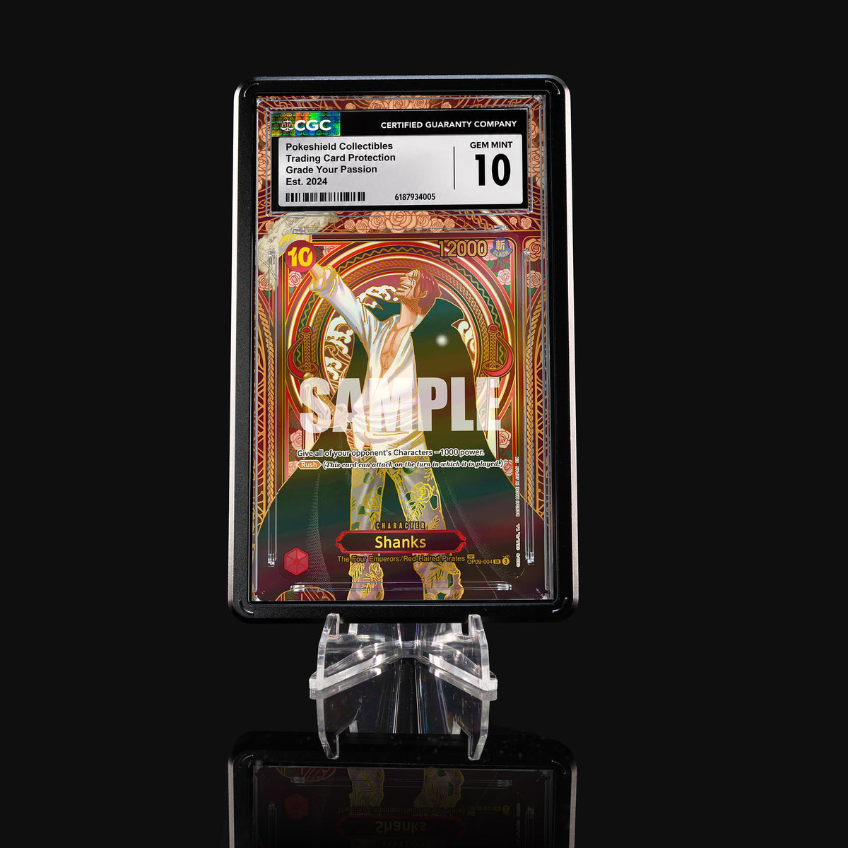 Shanks OP09-004 SP Gold - Carrying On His Will Extended Art Display