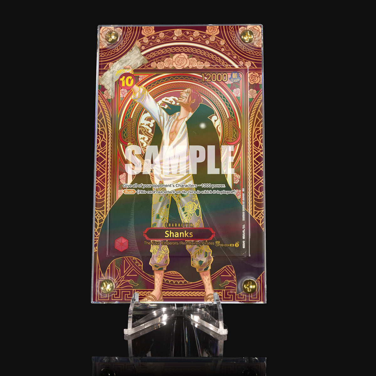 Shanks OP09-004 SP Gold - Carrying On His Will Extended Art Display