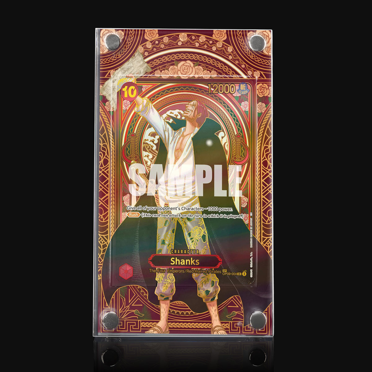 Shanks OP09-004 SP Gold - Carrying On His Will Extended Art Display